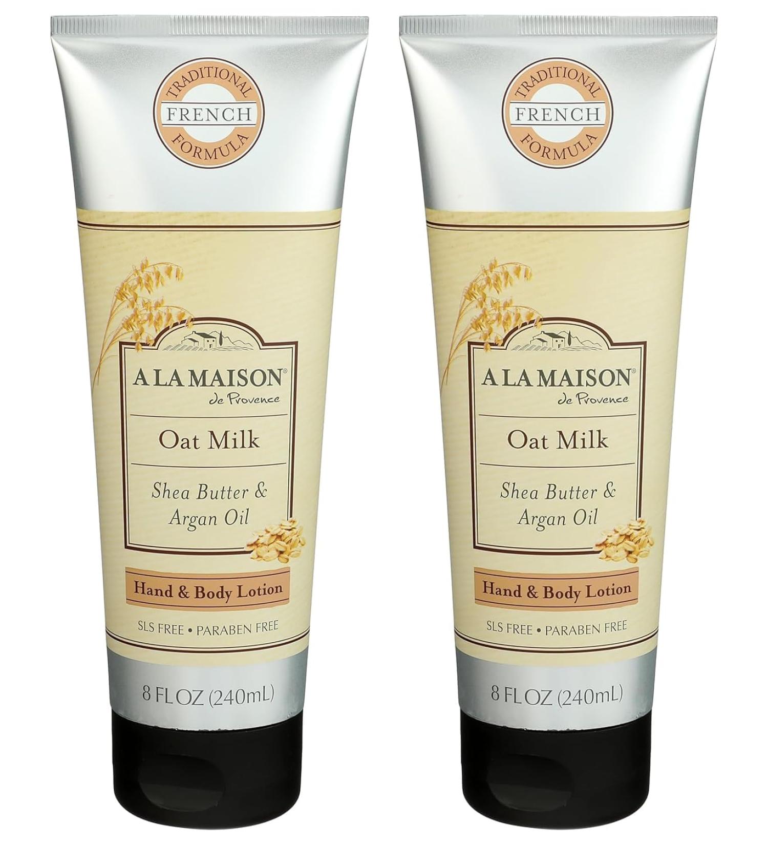 A LA MAISON Oatmilk Body Lotion 8 oz 2 Pack