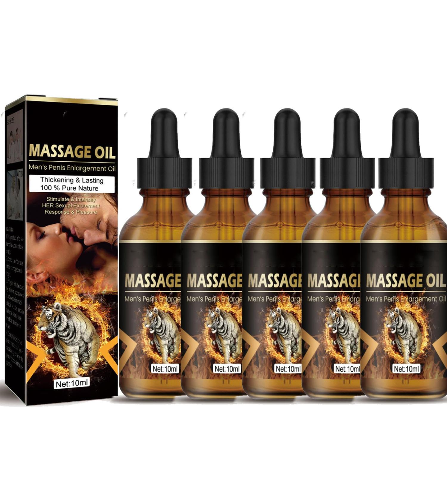 Huile d'agrandissement du p nis huiles d'agrandissement du p nis pour hommes pour prolonger la vie sexuelle Huile de massage g nital masculin hommes am lior s retardent l' jaculation (A 5PC) - Buy Online on GoSupps.com