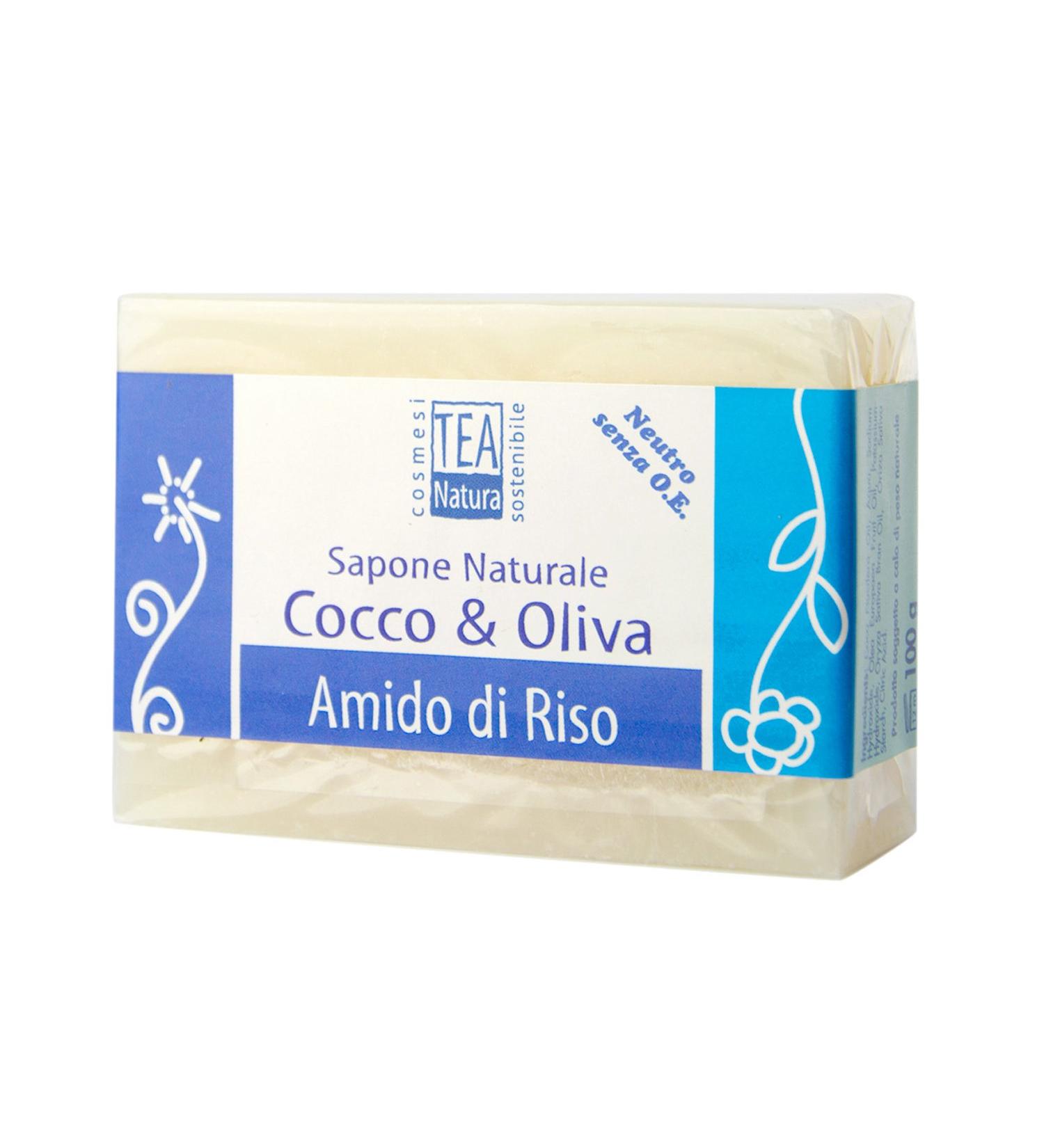 TEA NATURA Olive & Coconut Soap with Rice Starch