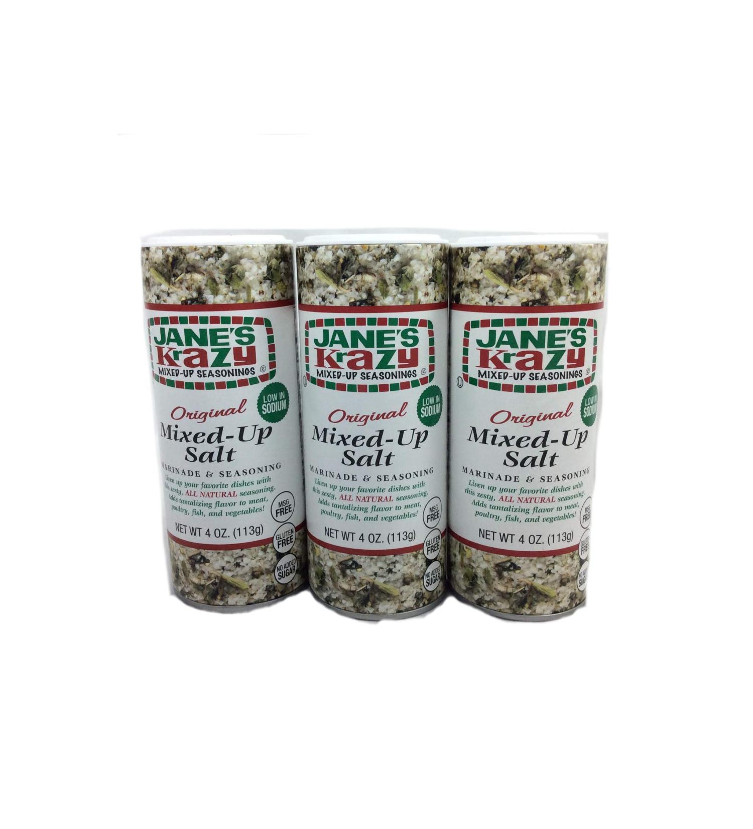 JANE'S, Krazy, Mixed Up Salt, Pack of 3, Size 4 OZ3 4 Ounce (Pack of 3)