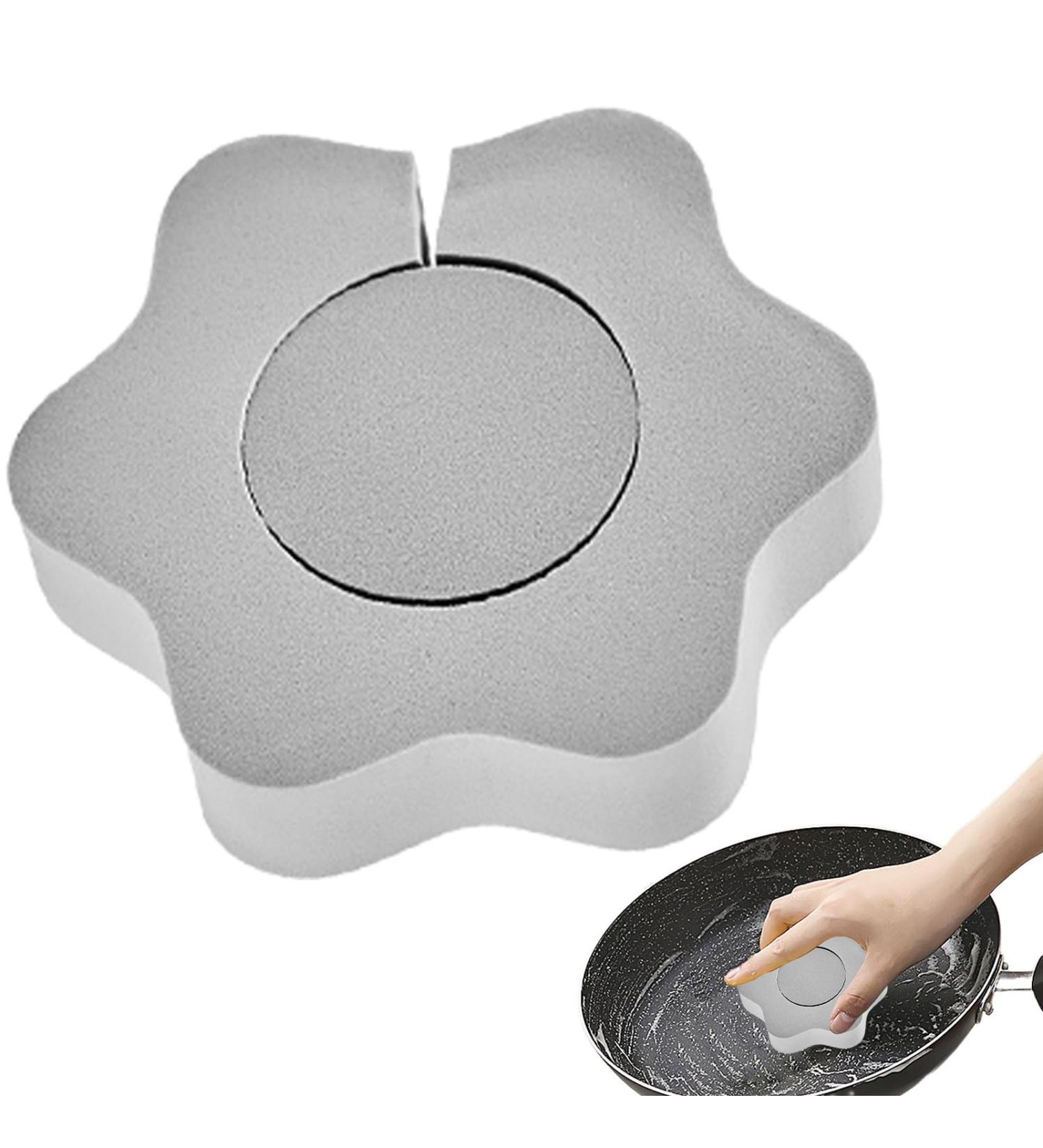 Household Cleaning Sponge | PVA Water Absorbent Cleaning Pads | Comfortable Cleaning Sponge Flower Shaped Cleaning Sponge Scouring Pads Dudok - Buy Online on GoSupps.com