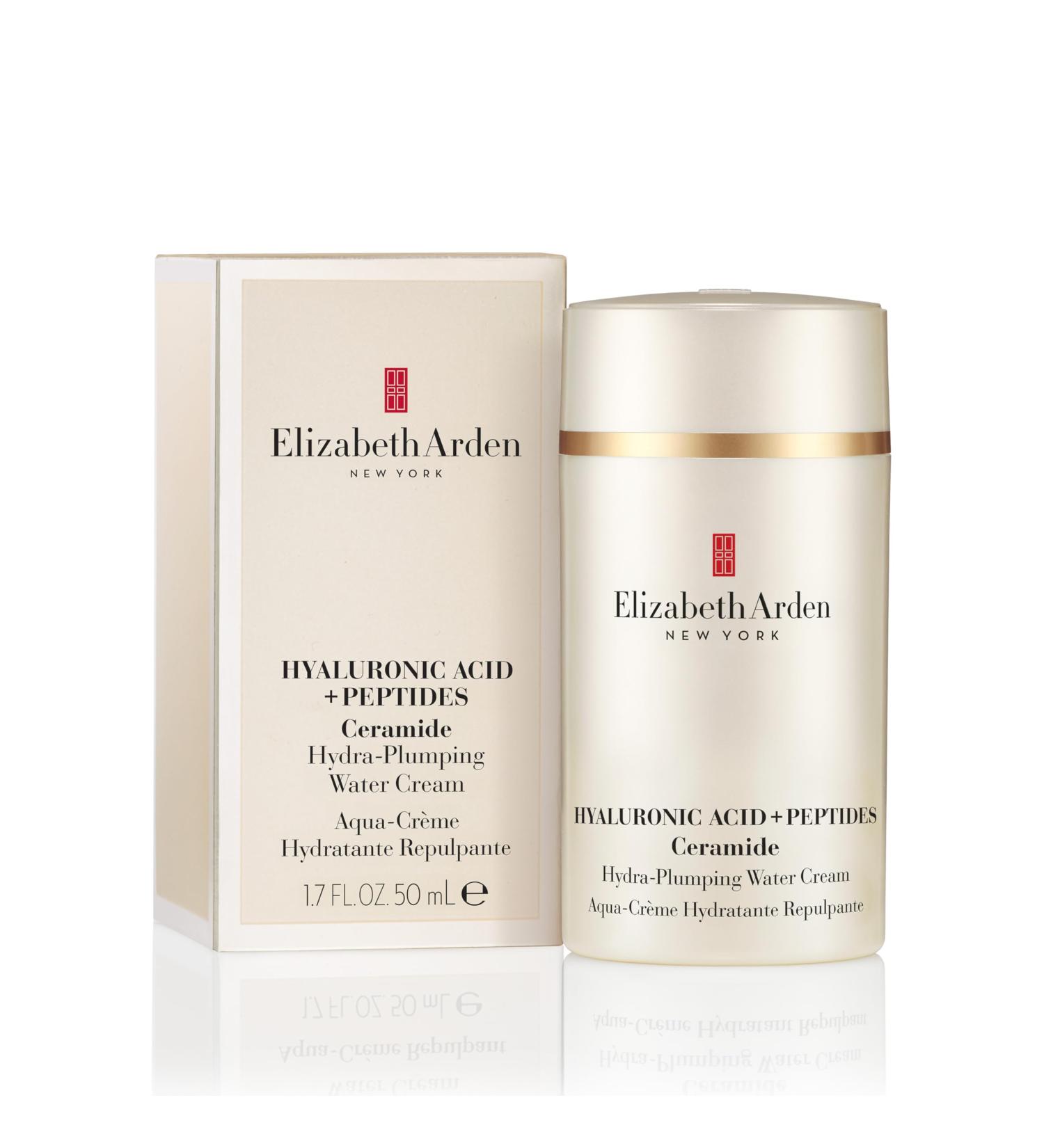 Elizabeth Arden Hyaluronic Acid + Peptides Ceramide Hydra-Plumping Water Cream Lightweight Gel Texture Deeply Hydrating + Firming Moisturizer 1.7 oz - Buy Online on GoSupps.com