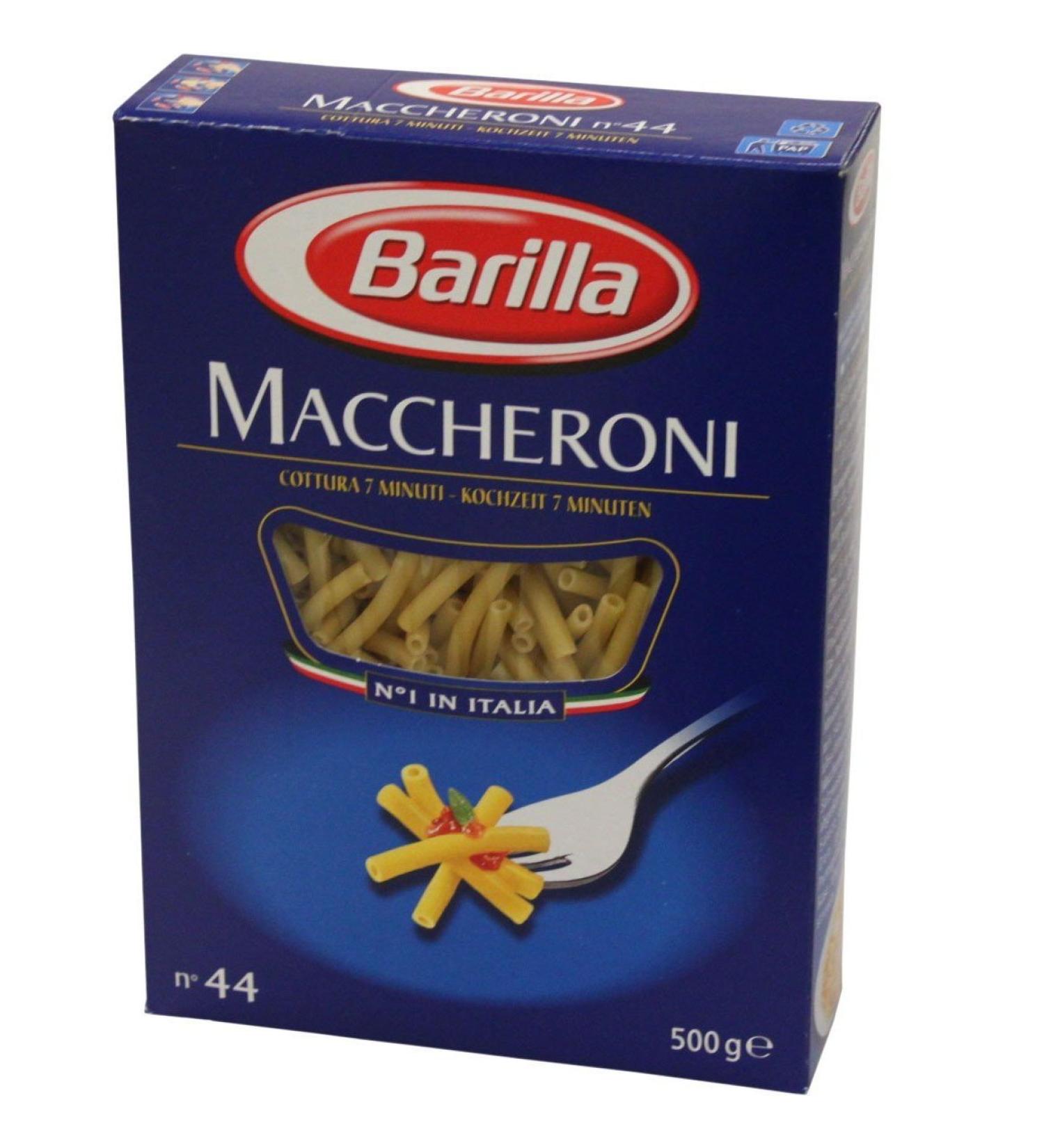 Barilla Deutschland GmbH Set of 4 Barilla 'Maccheroni' pasta no. 44 500 g