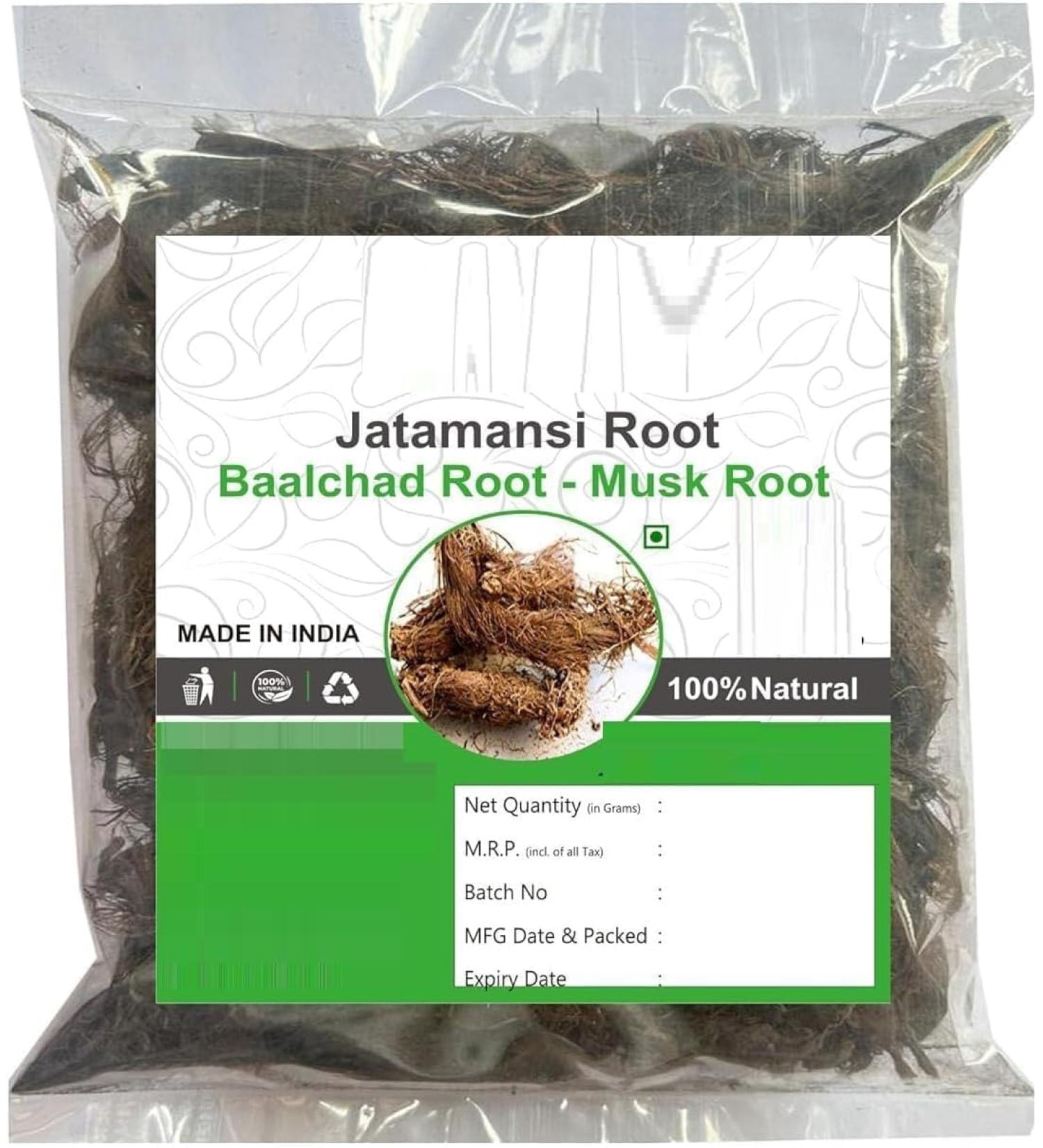 sm Racine de jatamansi 100 g Baalchadd racine de musc pis nardostachys tapasvini racine de jatamasi (lot de 1 x 100 g) - Buy Online on GoSupps.com