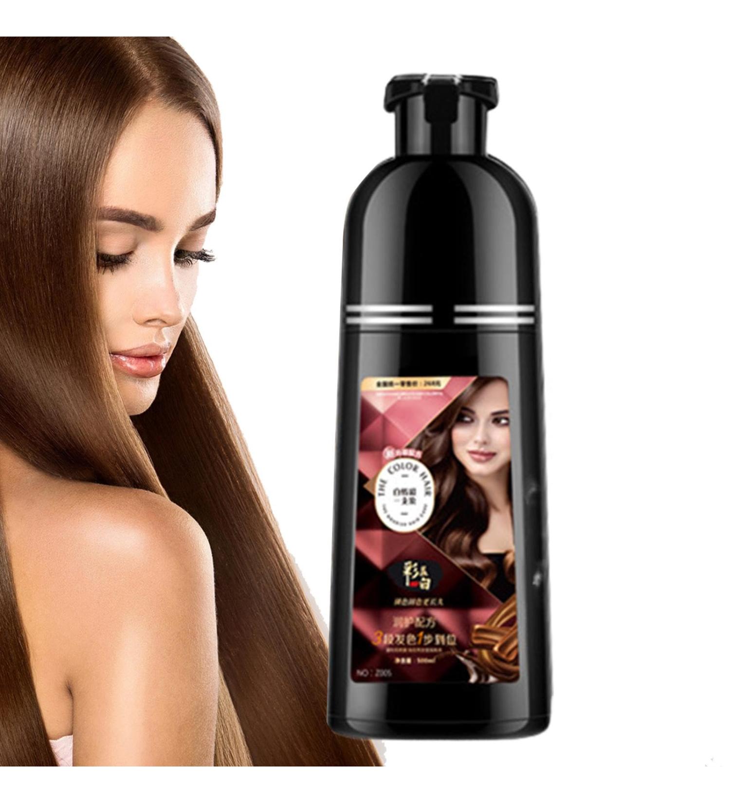 Hair coloring shampoo - Rich lathering shampoo that colors your hair - 450 ml - Deep conditioning hair care solution without bleach for at-home hair coloring. - Buy Online on GoSupps.com