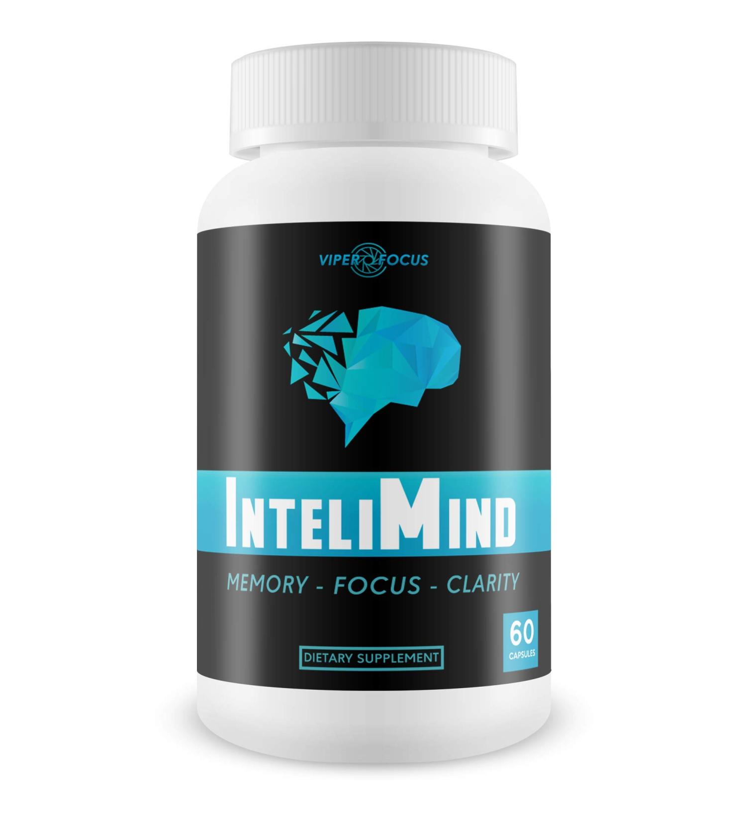 InteliMind - Enhance Memory Focus & Clarity | Boost Brain Function & Energy | Premium Support Formula - Buy Online on GoSupps.com