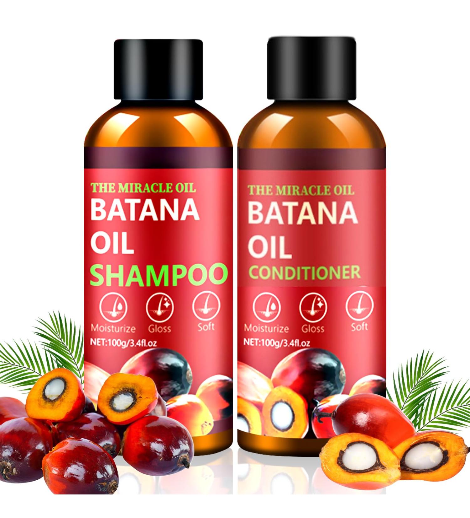 Batana l Shampoo und Conditioner Set Batana Haar Shampoo Set f r Haarwachstum Shampoo Conditioner f r Wiederherstellung besch digtes Haar d nnes Haar beseitigt Spliss 0.5 g (Lot de 2) - Buy Online on GoSupps.com