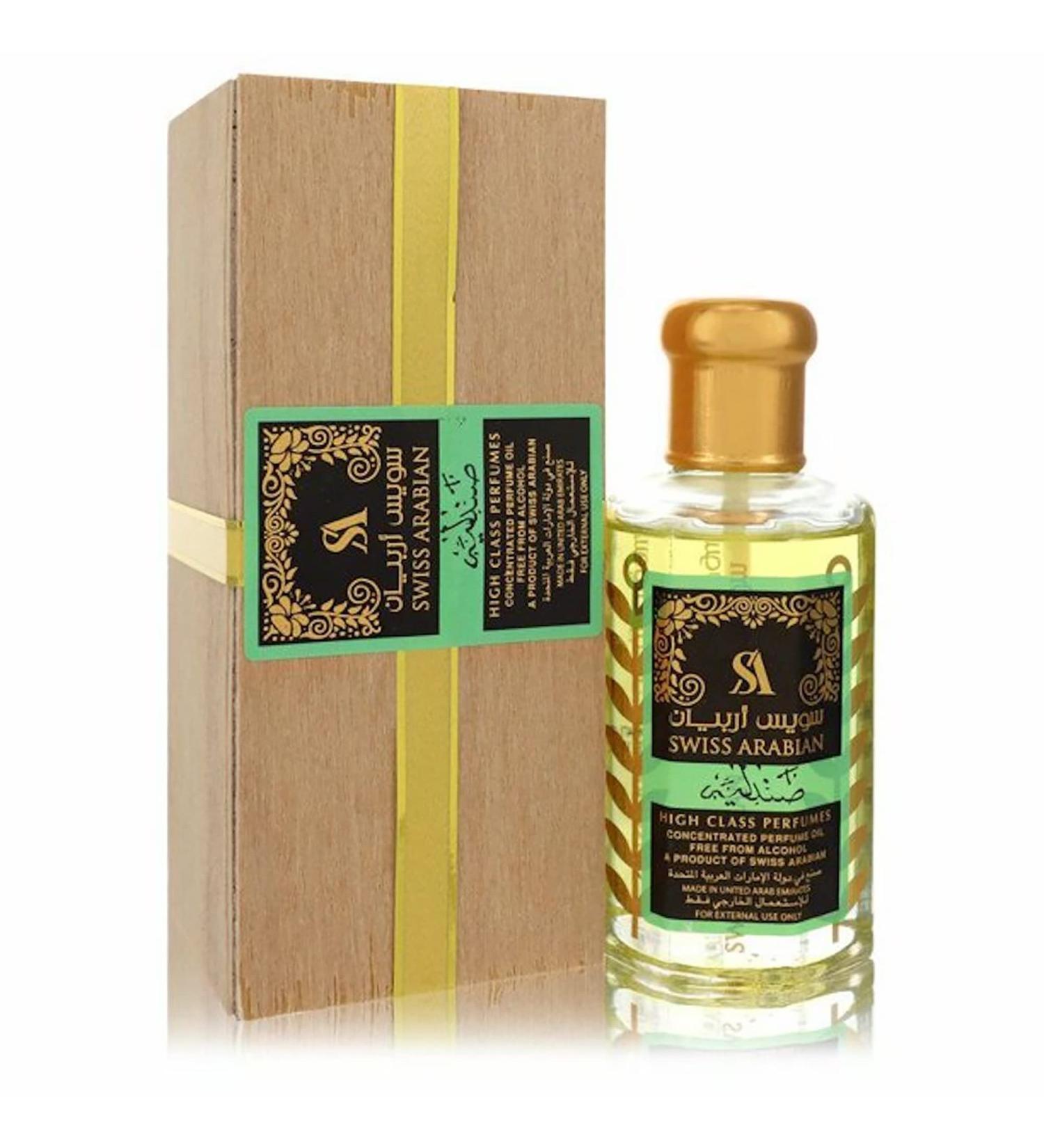 Sandalia Green by SWISS ARABIAN - Woody Scent Notes - Long Lasting and Addictive Unisex Fragrance - A Seductive Signature Aroma - 3.2 oz Perfume Oil - Buy Online on GoSupps.com