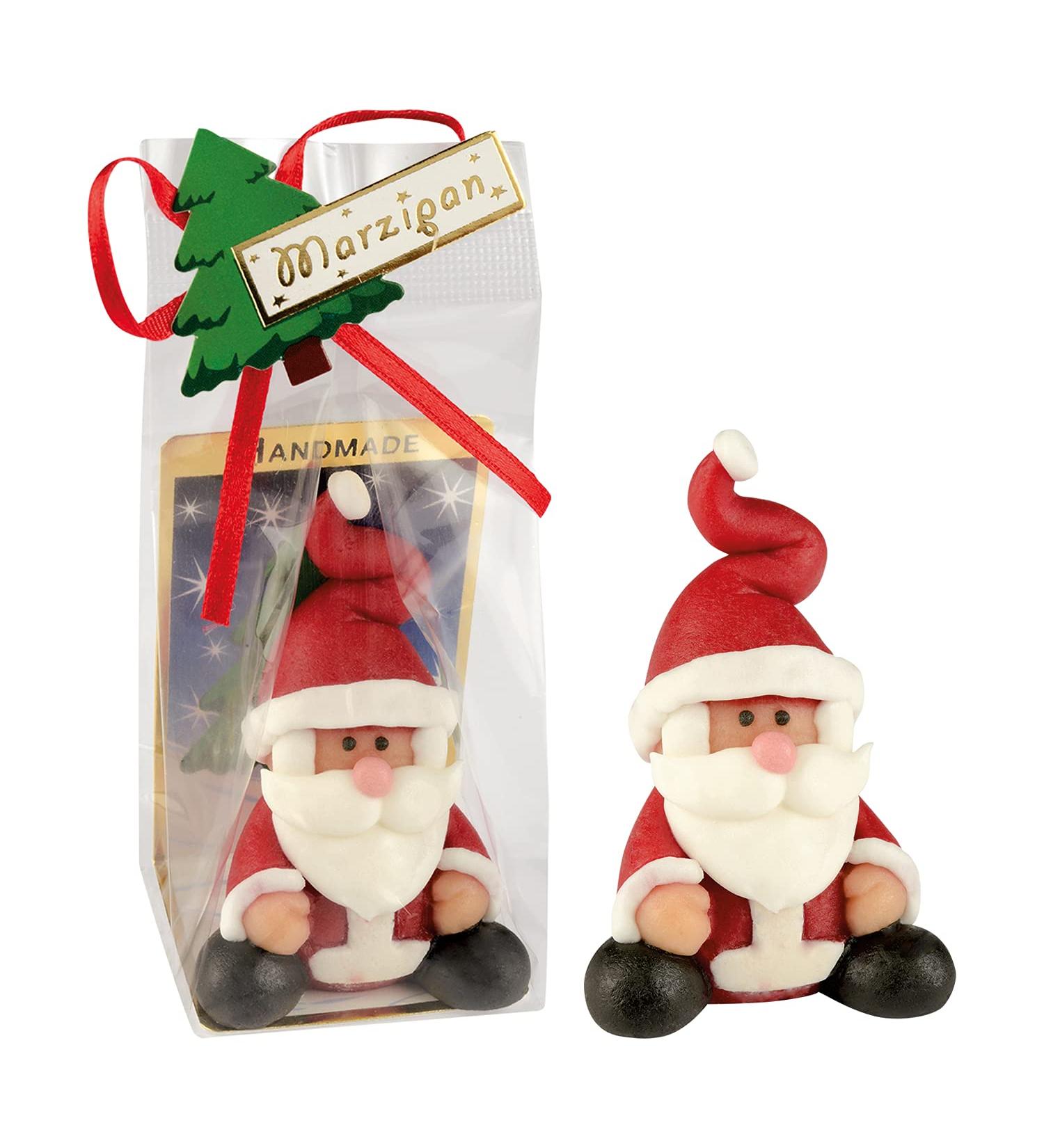 G nthart 2 x Marzipan Santa Claus Marzipan figures Marzipan Santa Claus