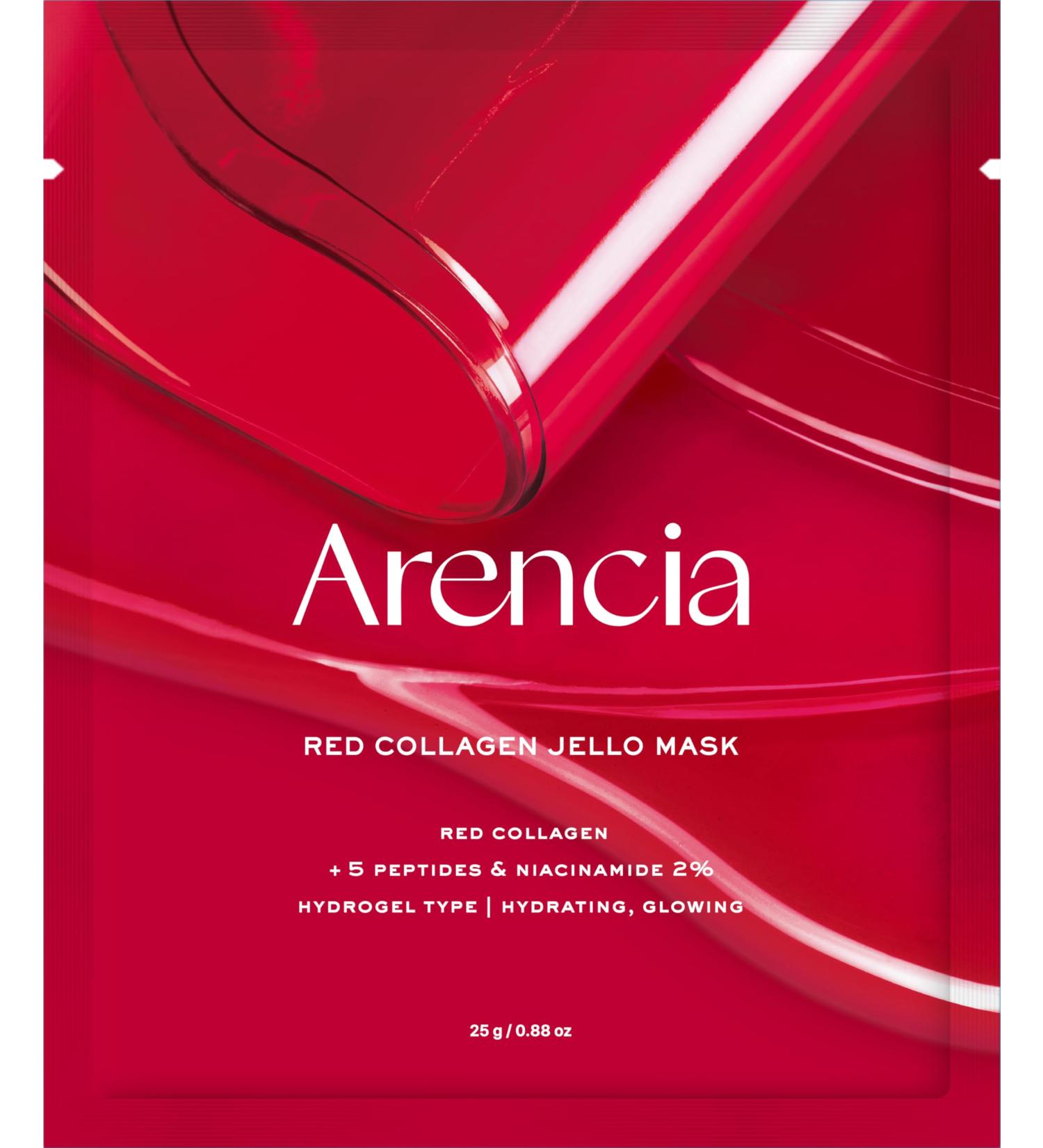 Red Collagen Jello Mask Peptide Complex Niacinamide Firming Gel Face Mask - Buy Online on GoSupps.com