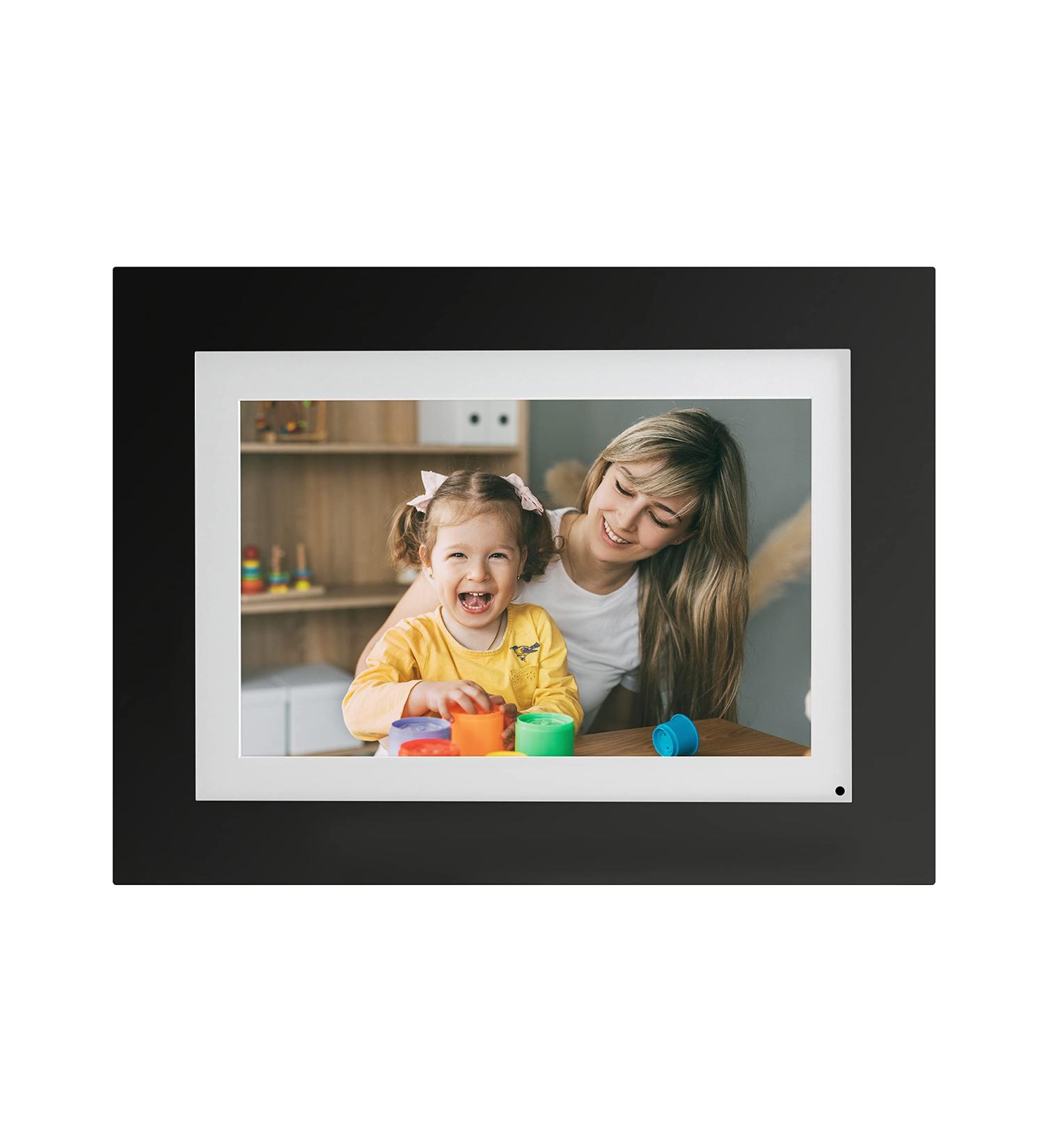Simply Smart Home Photoshare 8 WiFi Digital Picture Frame - 8 GB, Touchscreen, Easy Setup | Black Wood Frame | Share Photos from Phone | Holds 5,000+ Photos | No Fees - Buy Online on GoSupps.com