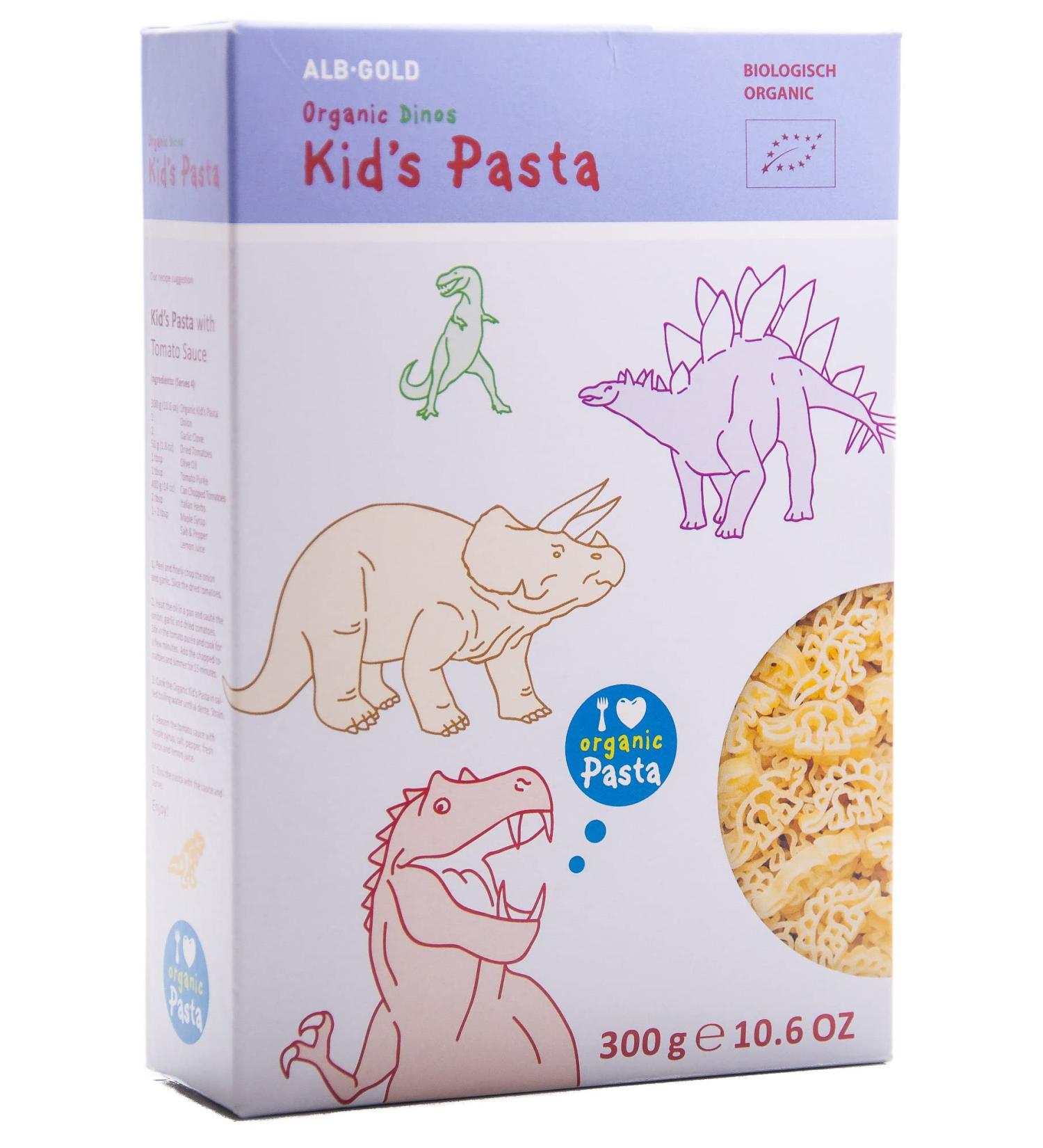Buy ALB-GOLD Organic Kids Pasta Dinos (300g) - Fun & Healthy International Shipping Available - Buy Online on GoSupps.com