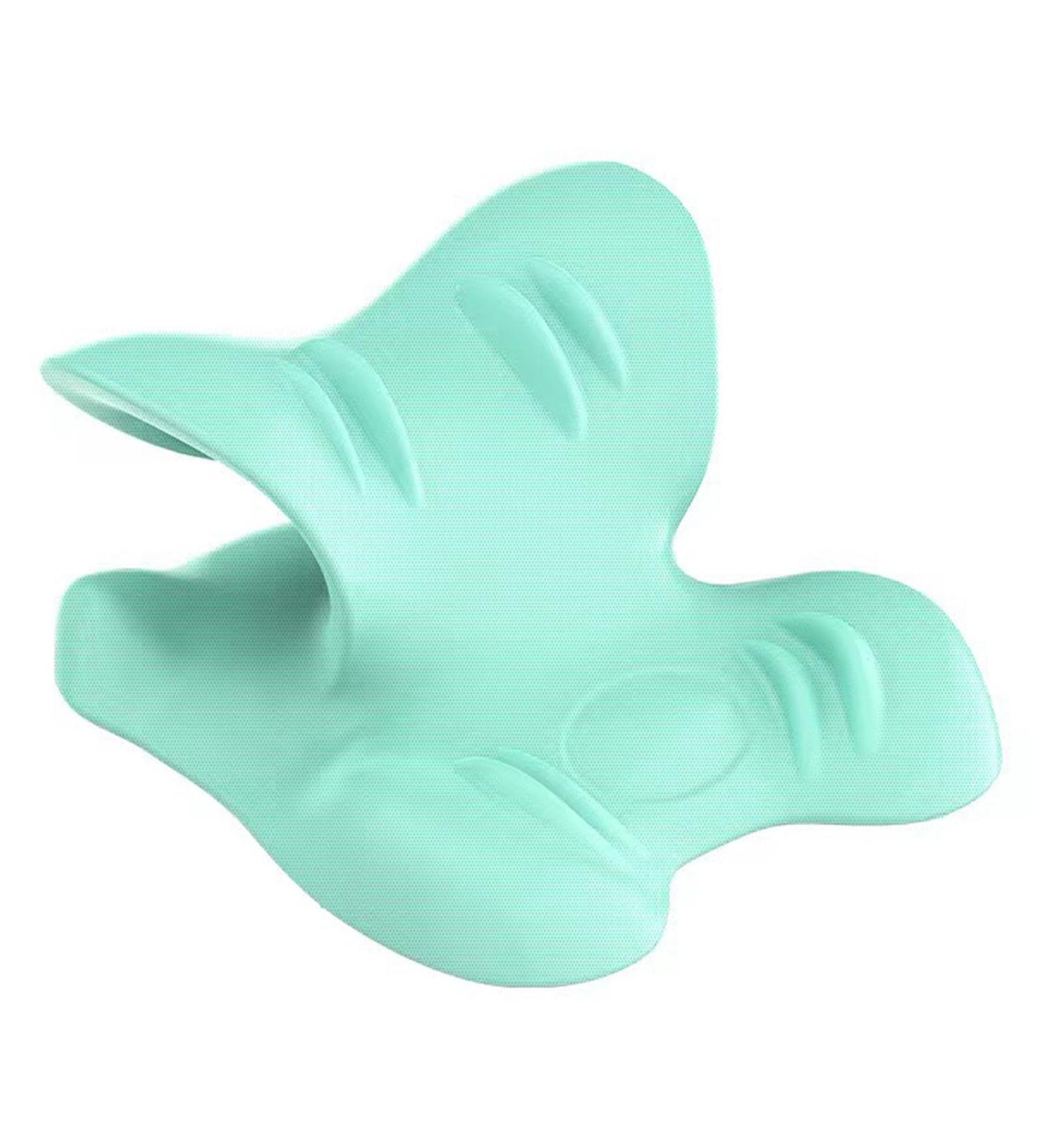 Neck Roll Pillow Ergonomic Neck Stretcher | Traction Equipment Neck Support with Elastic Base for Family Friends Colleagues - Buy Online on GoSupps.com