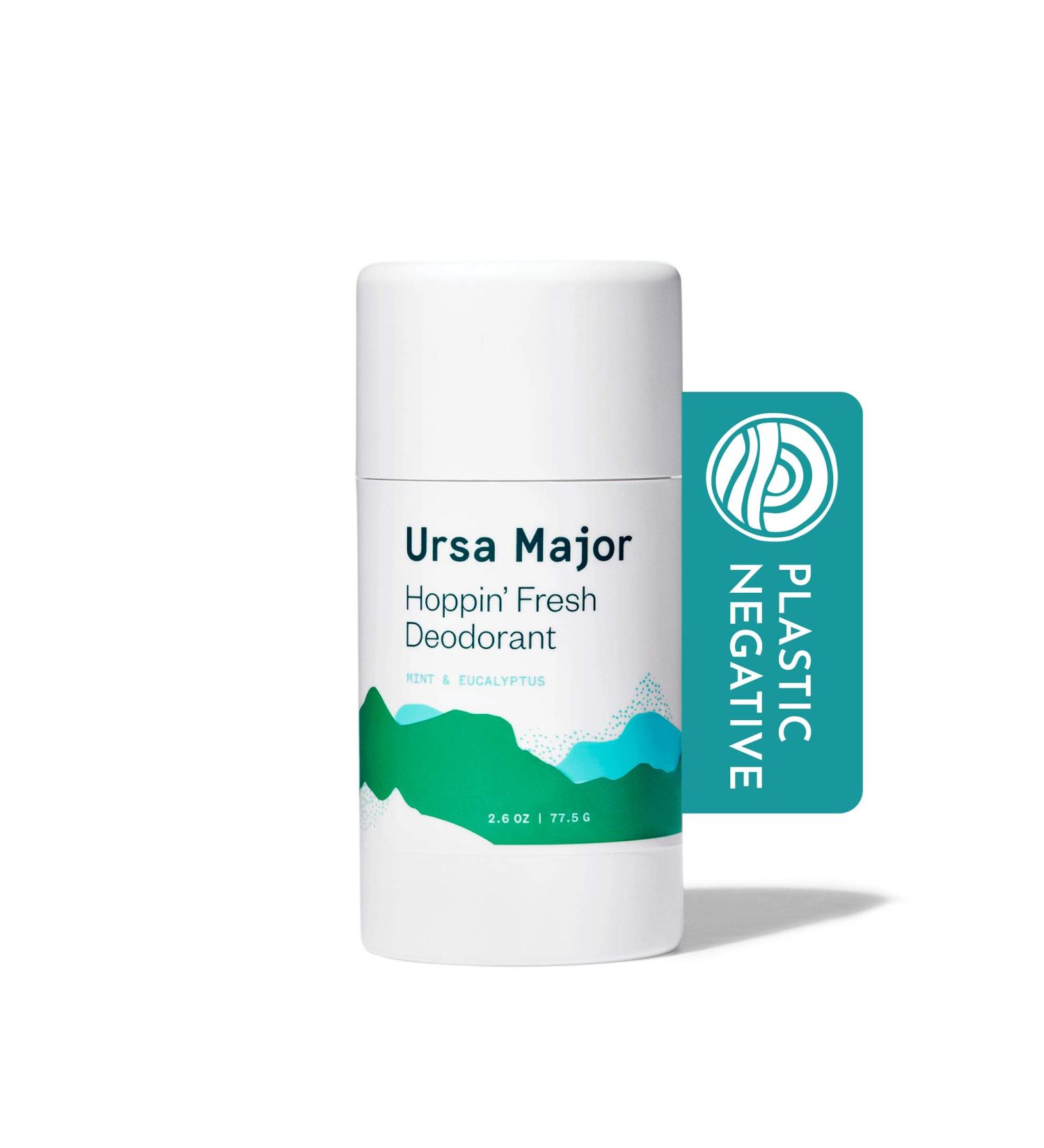 Ursa Major Hoppin Fresh Natural Deodorant - Aluminum-Free, Non-Staining, Cruelty-Free - 2.6 oz (Pack of 1) - Buy Online on GoSupps.com