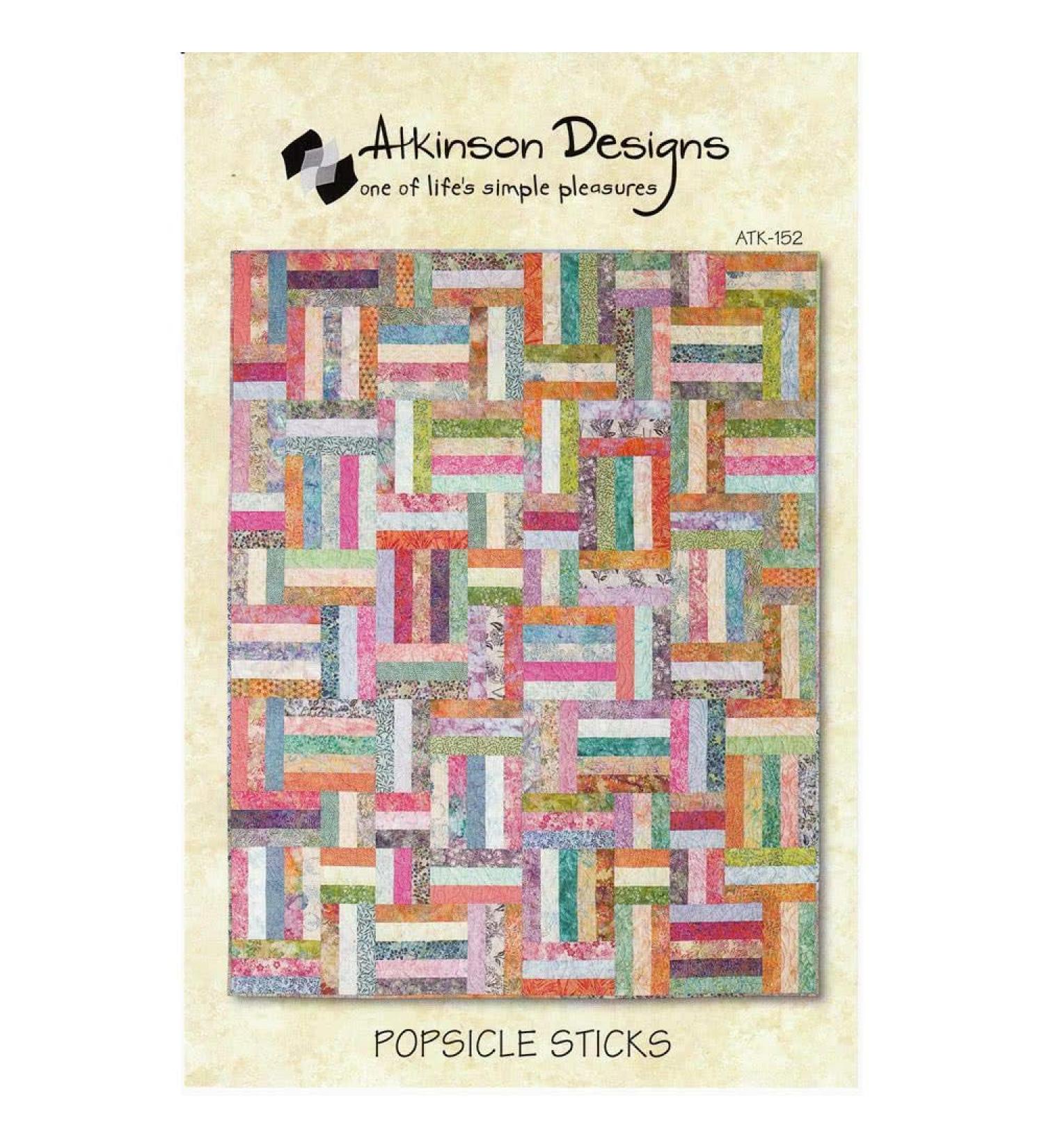 Atkinson Popsicle Stick Jelly Roll Quilt pattern