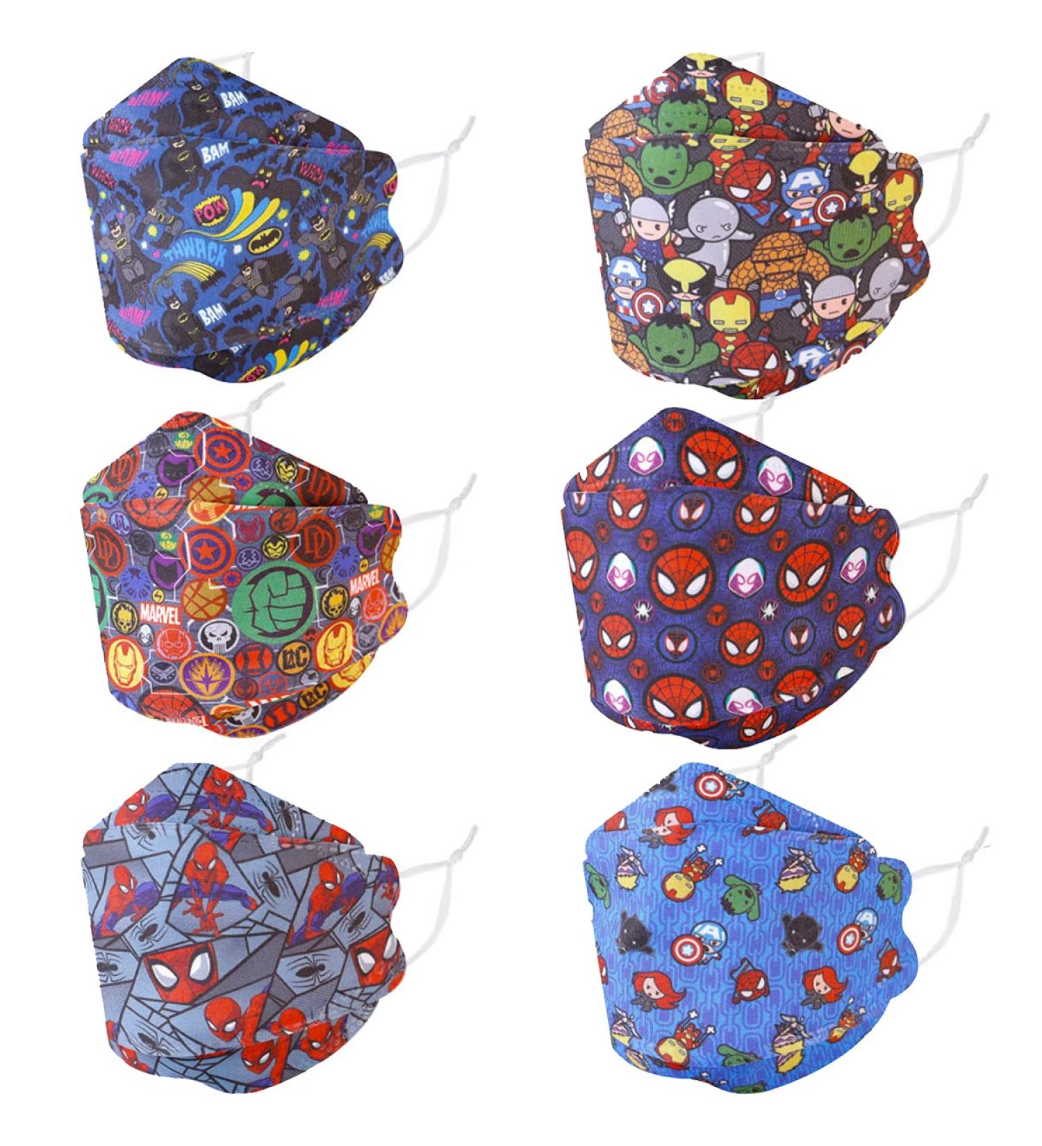 Kids Washable Face Mask | Adjustable Ear Loops | Cute Designer Patterned Mask - Buy Online on GoSupps.com