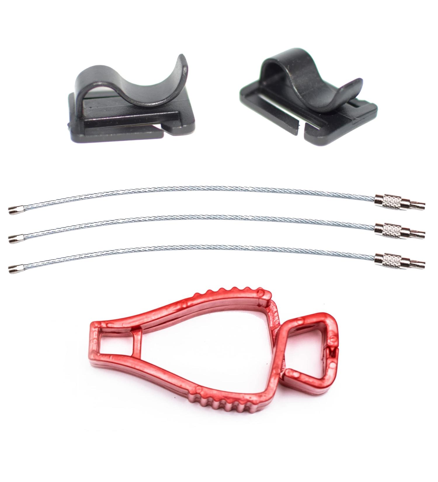 Buy Extra Glove Clip & Two Wire Rings - International Shipping Available | [Your Brand Name - Buy Online on GoSupps.com