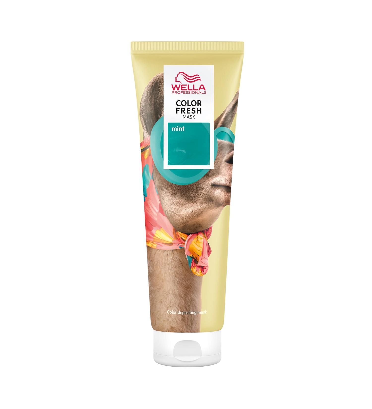 Wella Professionals Color Fresh Mask Mint - Temporary Hair Dye & Gloss Treatment - Buy Online on GoSupps.com