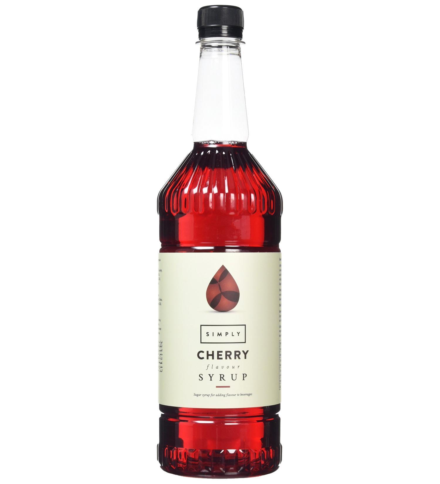 Simply Cherry Syrup 1 Litre - Buy Online on GoSupps.com