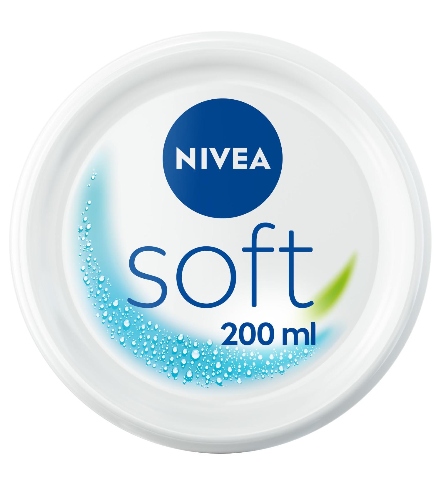 NIVEA Soft All-Purpose Cream (4 x 200 ml) - Universal moisturizing cream soft and hydrated skin dry normal skin - 800 ml - Buy Online on GoSupps.com