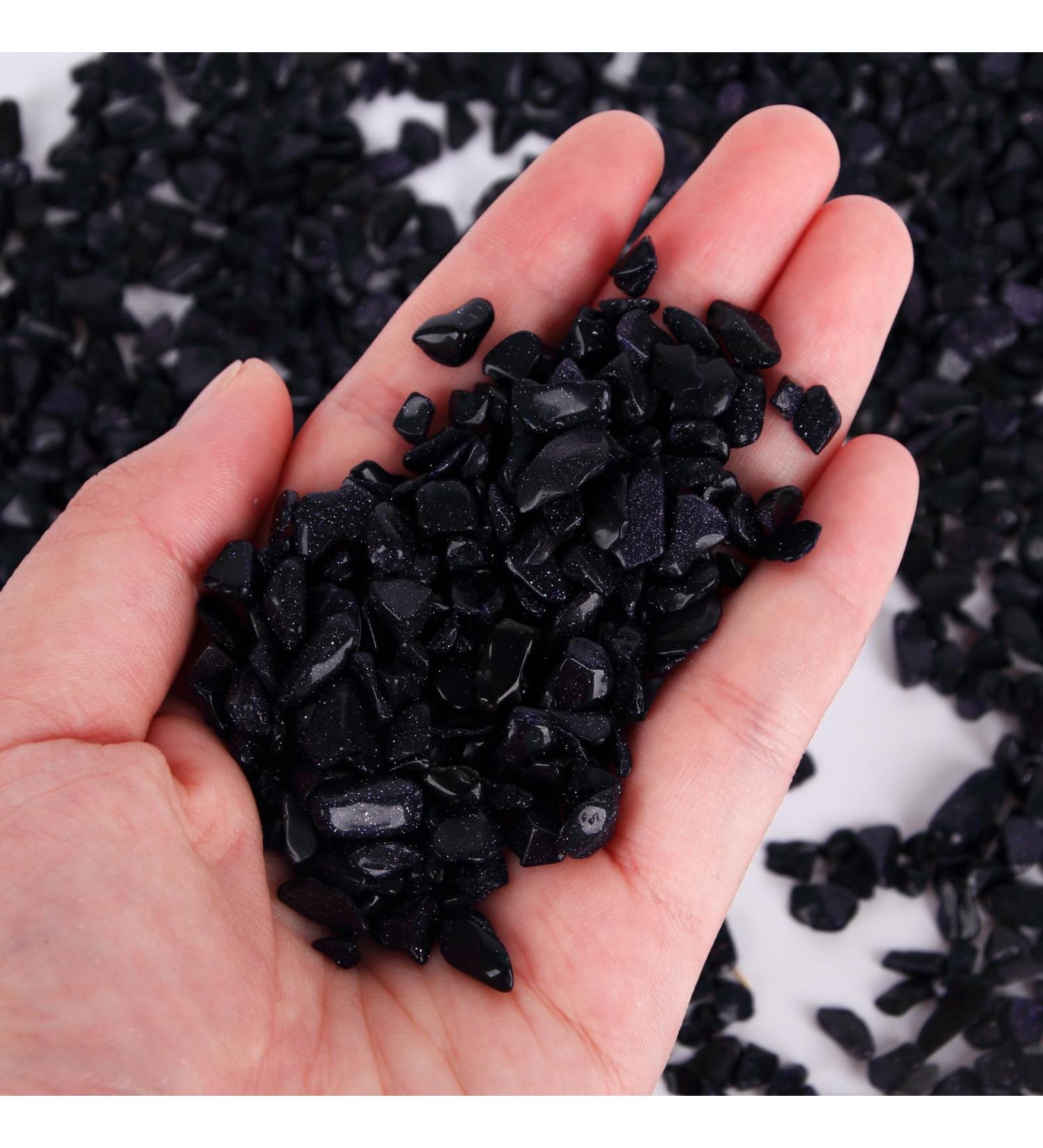 Crushed Stones Craft Gravel Irregular Shaped Rock Tumbled Quartz Chips Vase Filler Gravel Craft Gravel for Aquarium Garden Plants Home Outdoor Decoration Jewellery Making DIY Art - Buy Online on GoSupps.com