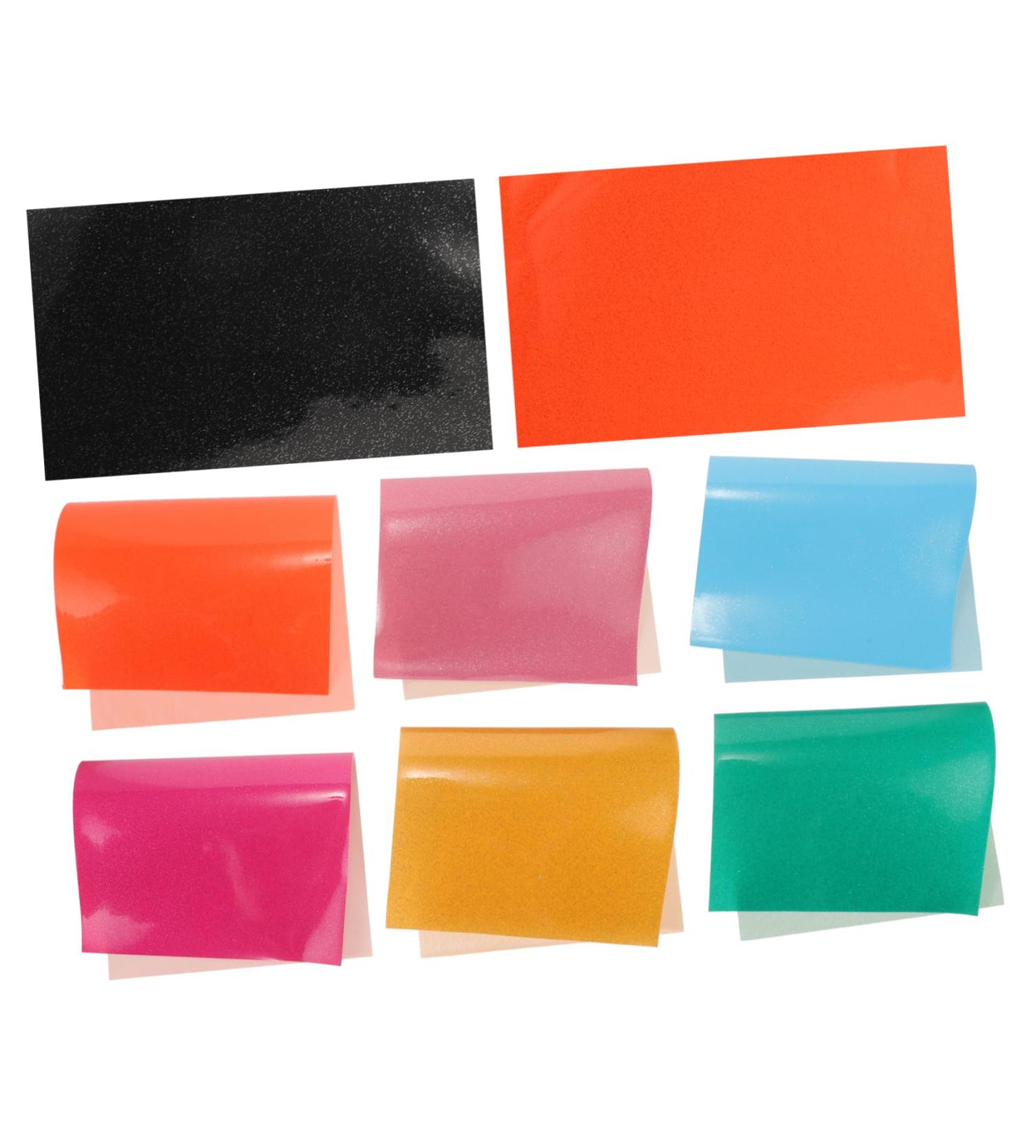 NUOBESTY 8 Sheets Jelly Leather Diy Tools Crafting Supplies Diy Supplies Earrings Craft Supplies - Buy Online on GoSupps.com