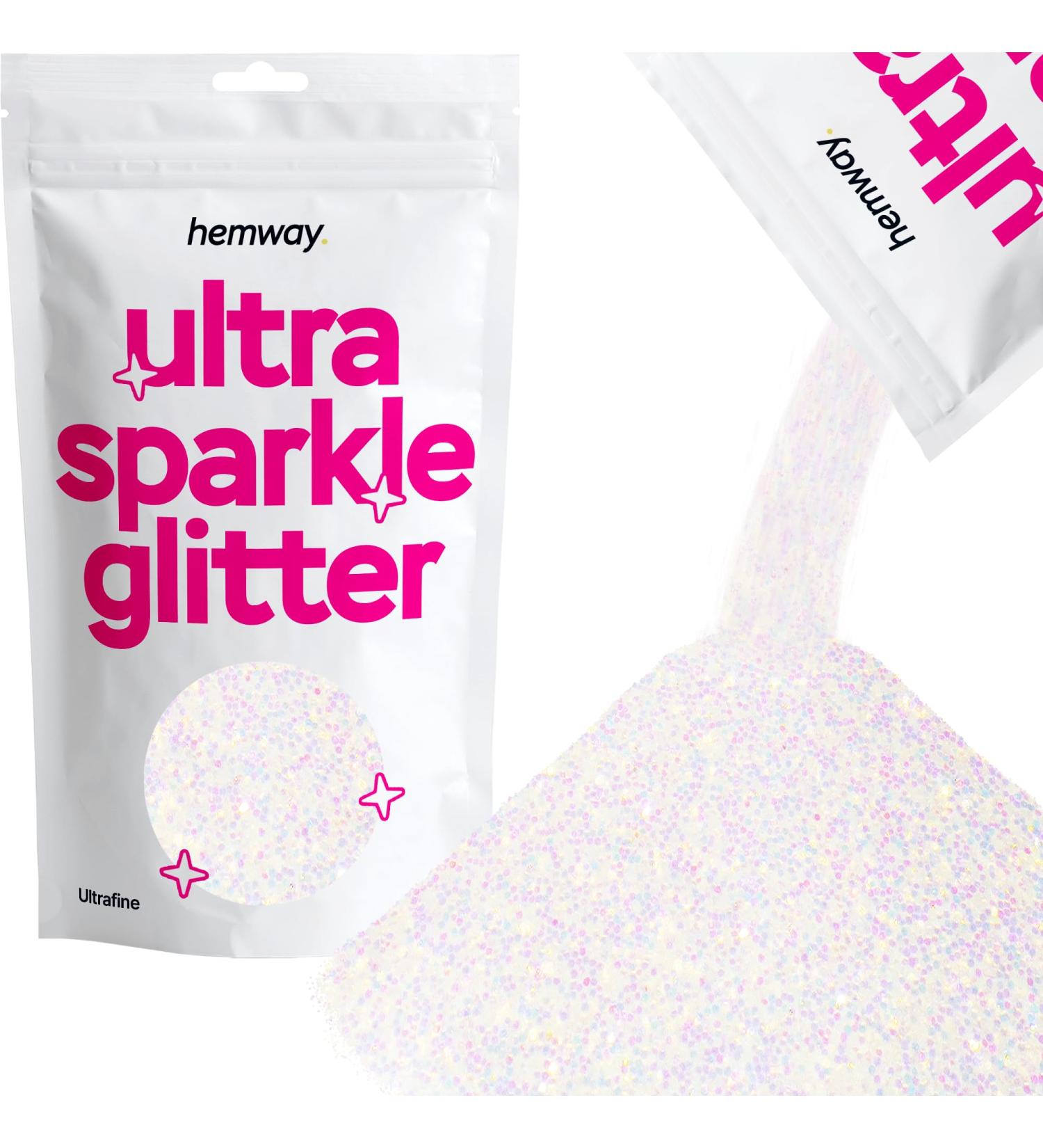 Hemway Ultra Sparkle Glitter Mother of Pearl 100g - Multi-Purpose Epoxy Resin for Arts, Crafts, Body, and Nails - Buy Online on GoSupps.com