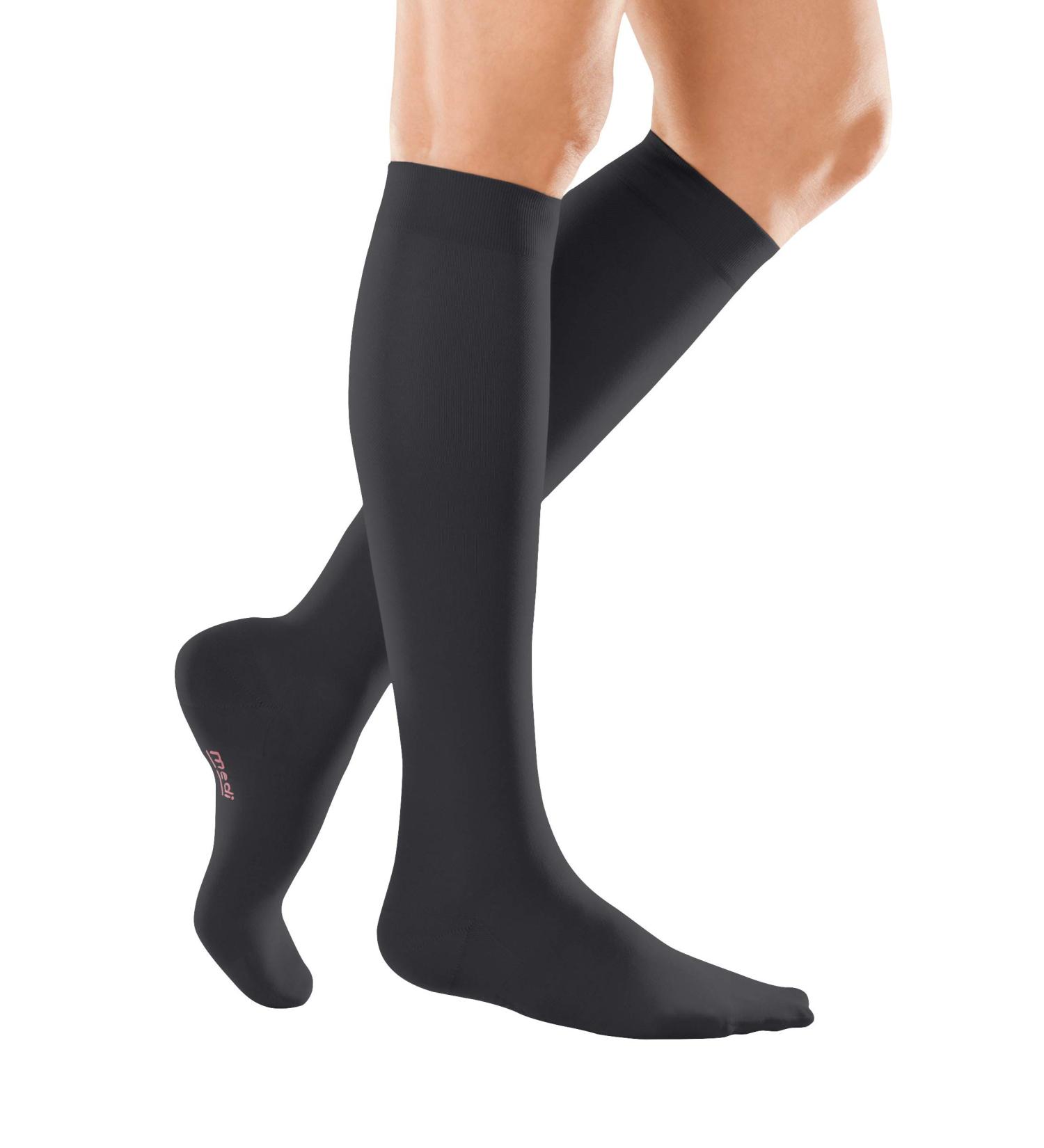 Medi Medive Elegance Knee-Length Compression Stockings for Women - CCL2 Closed Lace Black Gr.VI Normal - International Shipping Available - Buy Online on GoSupps.com