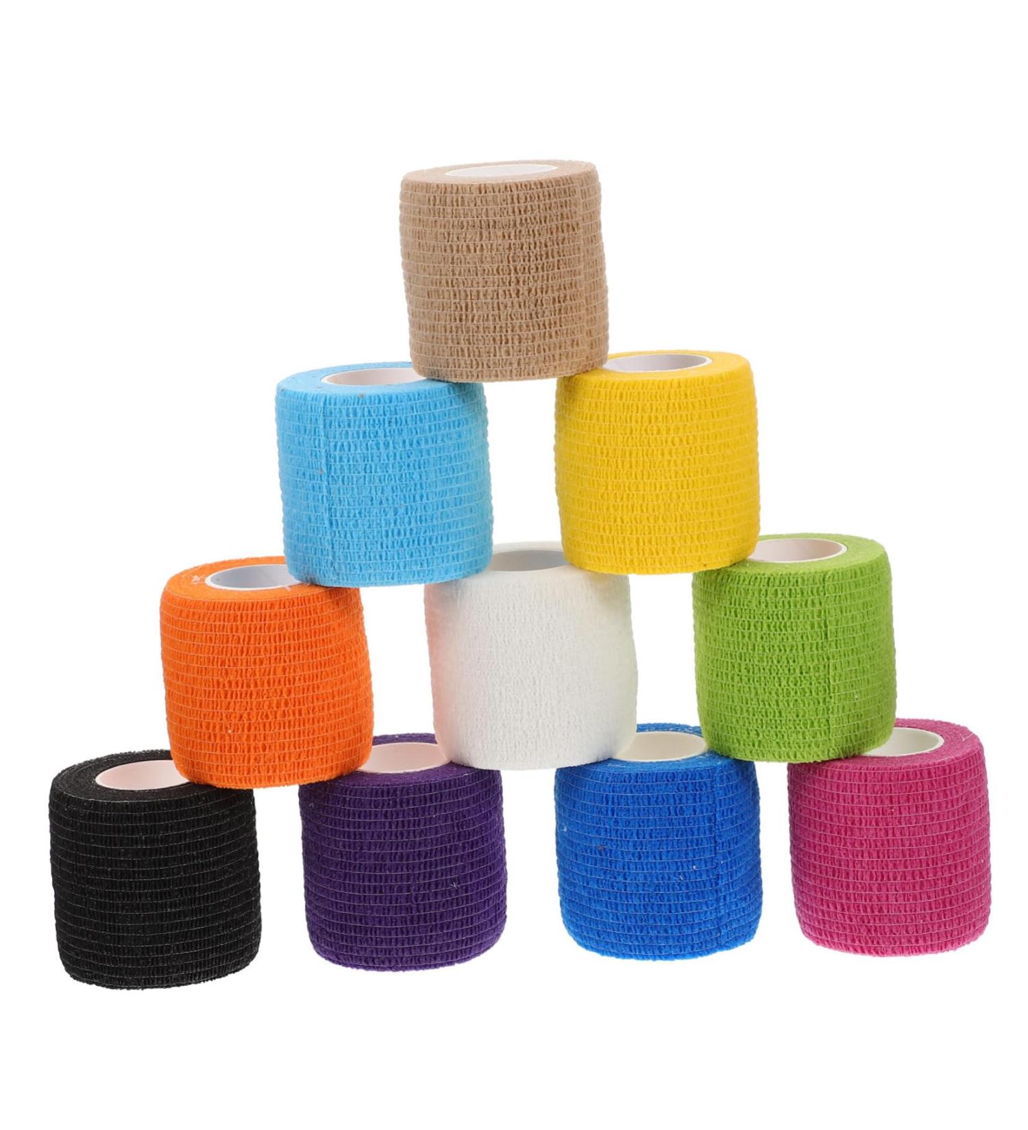 FRCOLOR 10 Rolls Sports Protective Band - Self Adhesive Skin Tape for Injury Prevention | Buy Online & Ship Internationally - Buy Online on GoSupps.com