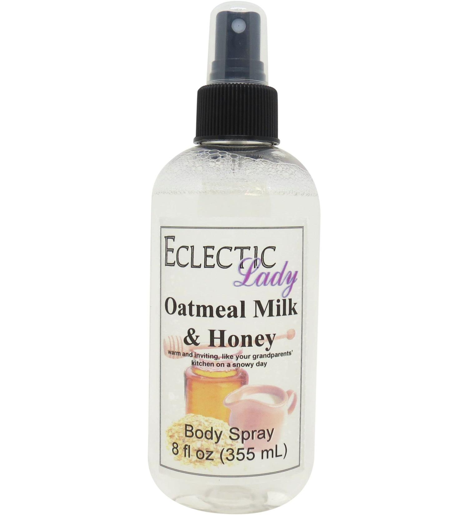 Oatmeal Milk And Honey Body Spray 8 ounces Body Mist for Women with Clean Light & Gentle Fragrance Long Lasting Perfume with Comforting Scent for Men & Women Cologne with Soft Subtle Aroma For 8 Fluid Ounces - Buy Online on GoSupps.com