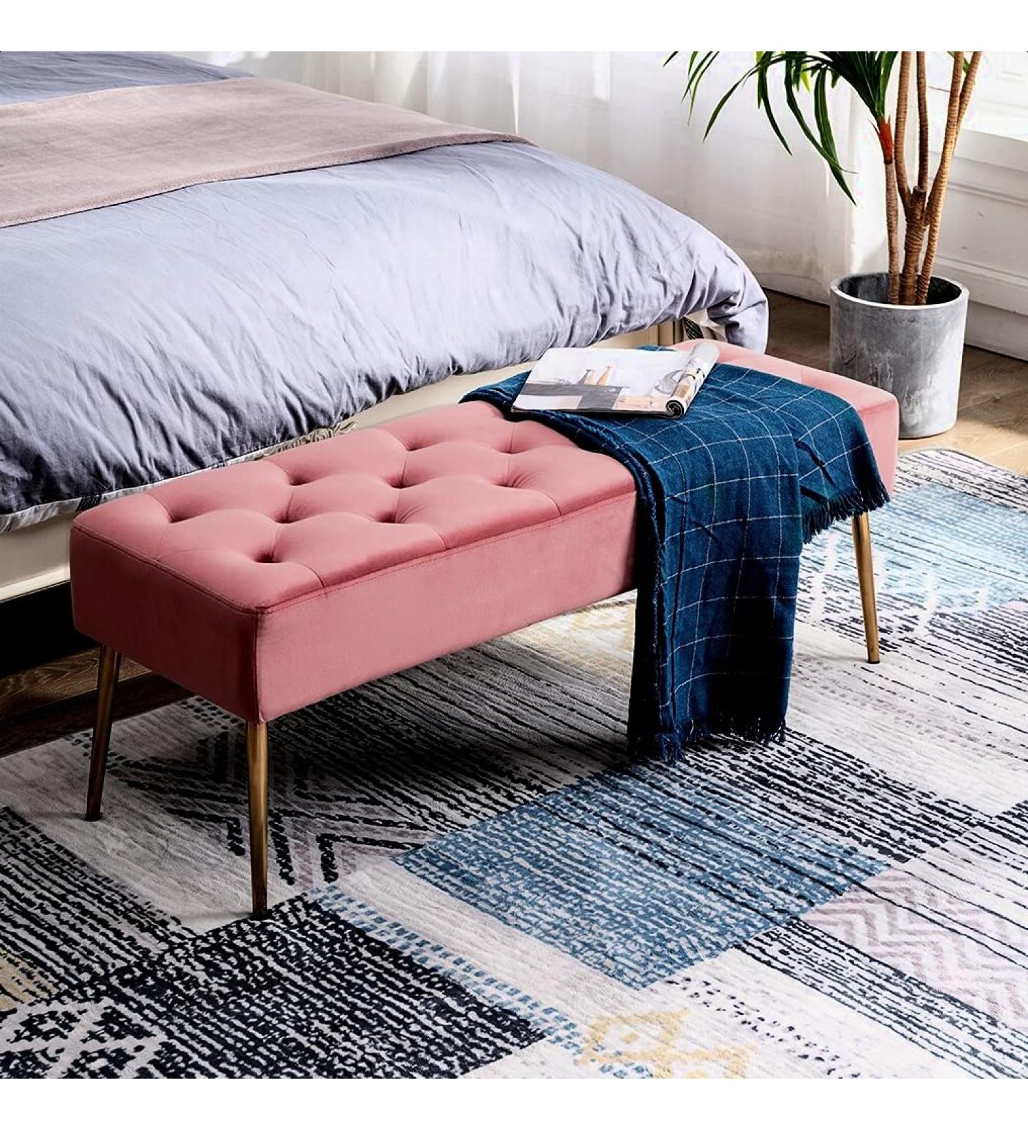 Aghvarth Upholstered Bench Environmentally-Preferable or Lower Environmental Impact Certifications: Yes Upholstery Material: Velvet - Buy Online on GoSupps.com