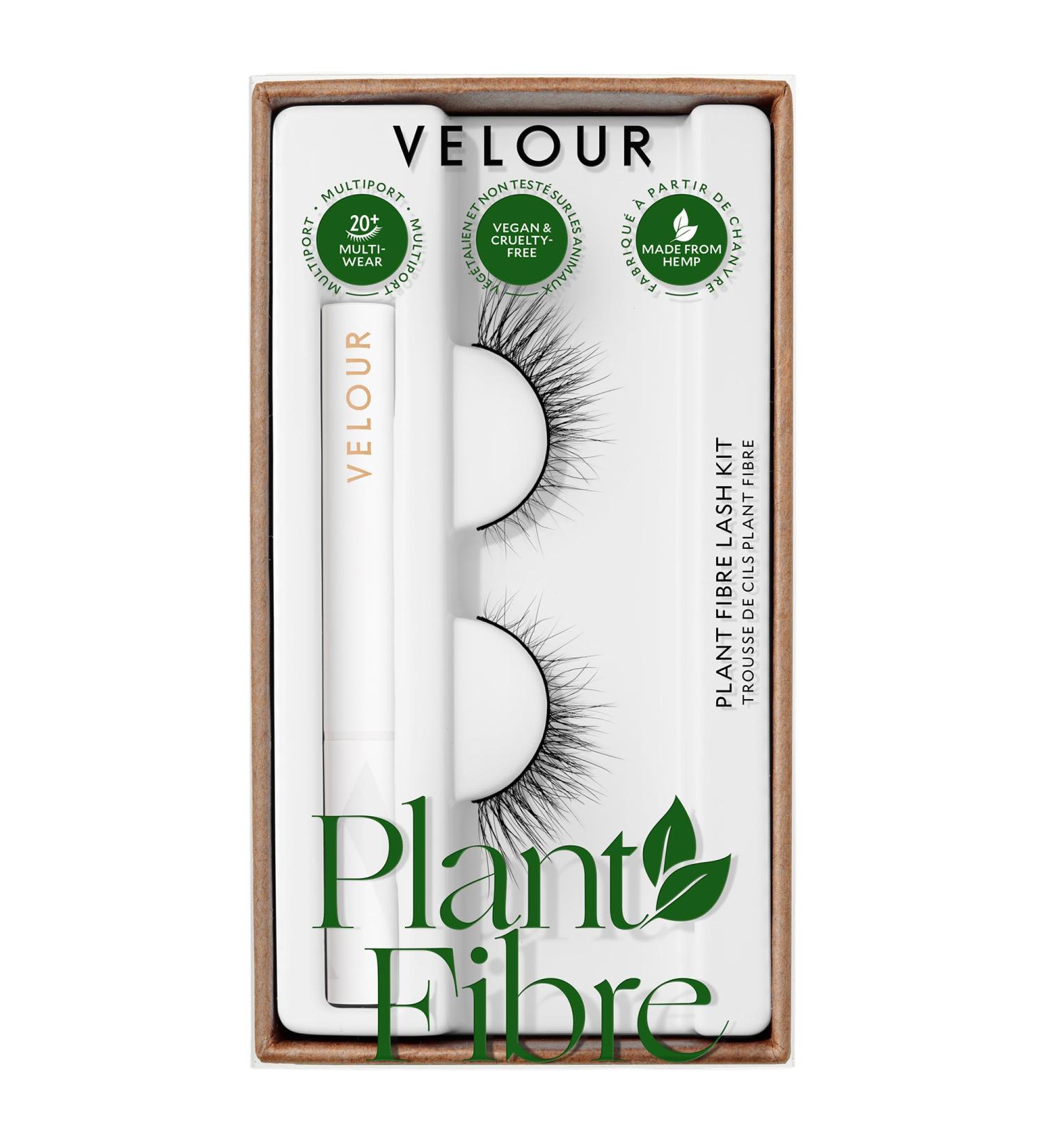Velour Plant Fibre Lash Extension Kit | Luxurious Vegan False Lashes | Reusable Eyelashes with Adhesive | Lightweight & Comfortable for All Eye Shapes - Buy Online on GoSupps.com