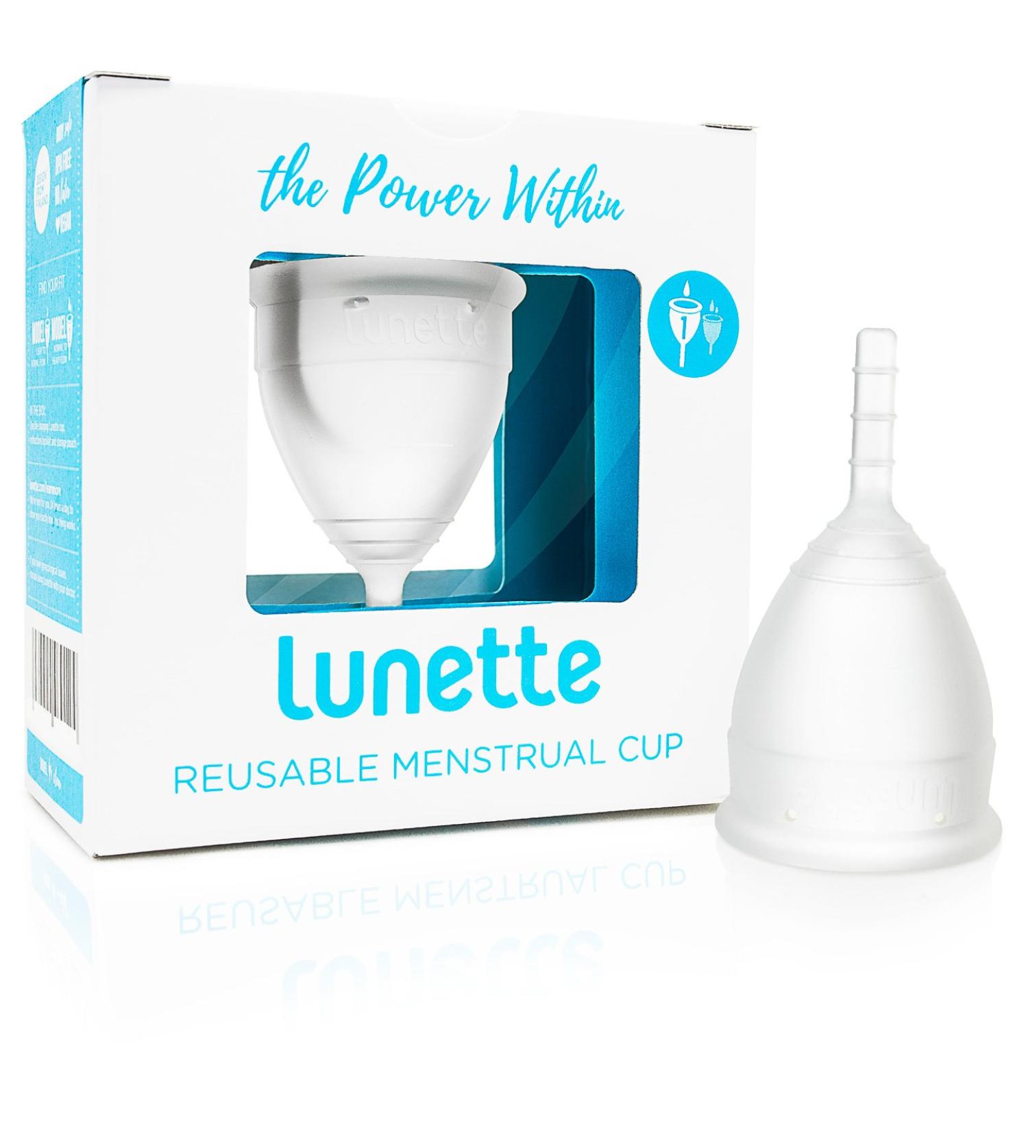 Lunette Menstrual Cup Model 1 - Clear - Ideal for Light Flow | DE Version Eco-Friendly Period Care - Buy Online on GoSupps.com
