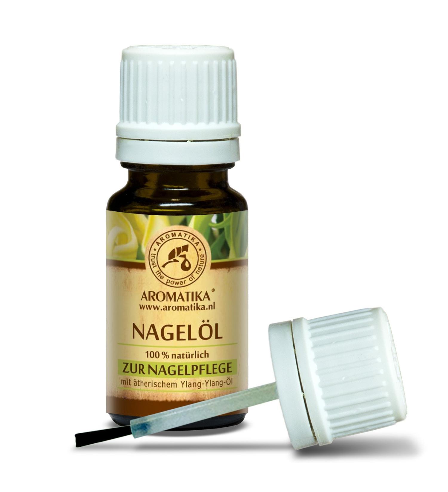 Nail Oil 10ml - 100% Natural Lemon Ylang-Ylang Jojoba & Grape Seed Oil for Strengthening & Growth - Cuticle Care for Dry & Fragile Nails - Buy Online on GoSupps.com