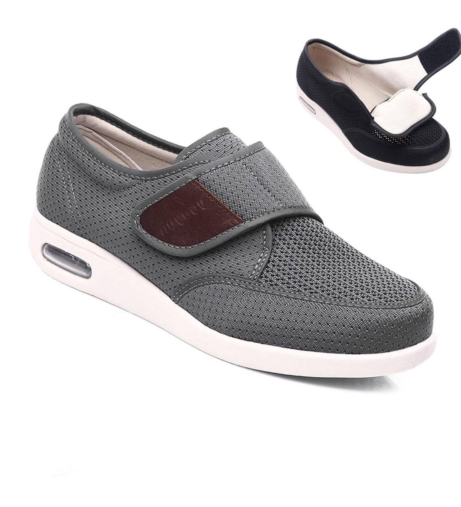 FZYUAN Men's Diabetic Shoes for Swollen Feet - Extra Wide Width Arthritis Orthopedic Footwear - Buy Online on GoSupps.com