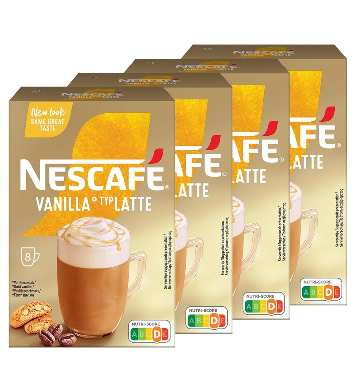 Instant Coffee Packets | Gold Vanilla Latte 8 pieces | Gold Vanilla Latte 8 Stuks | Total Weight 148 grams - Buy Online on GoSupps.com
