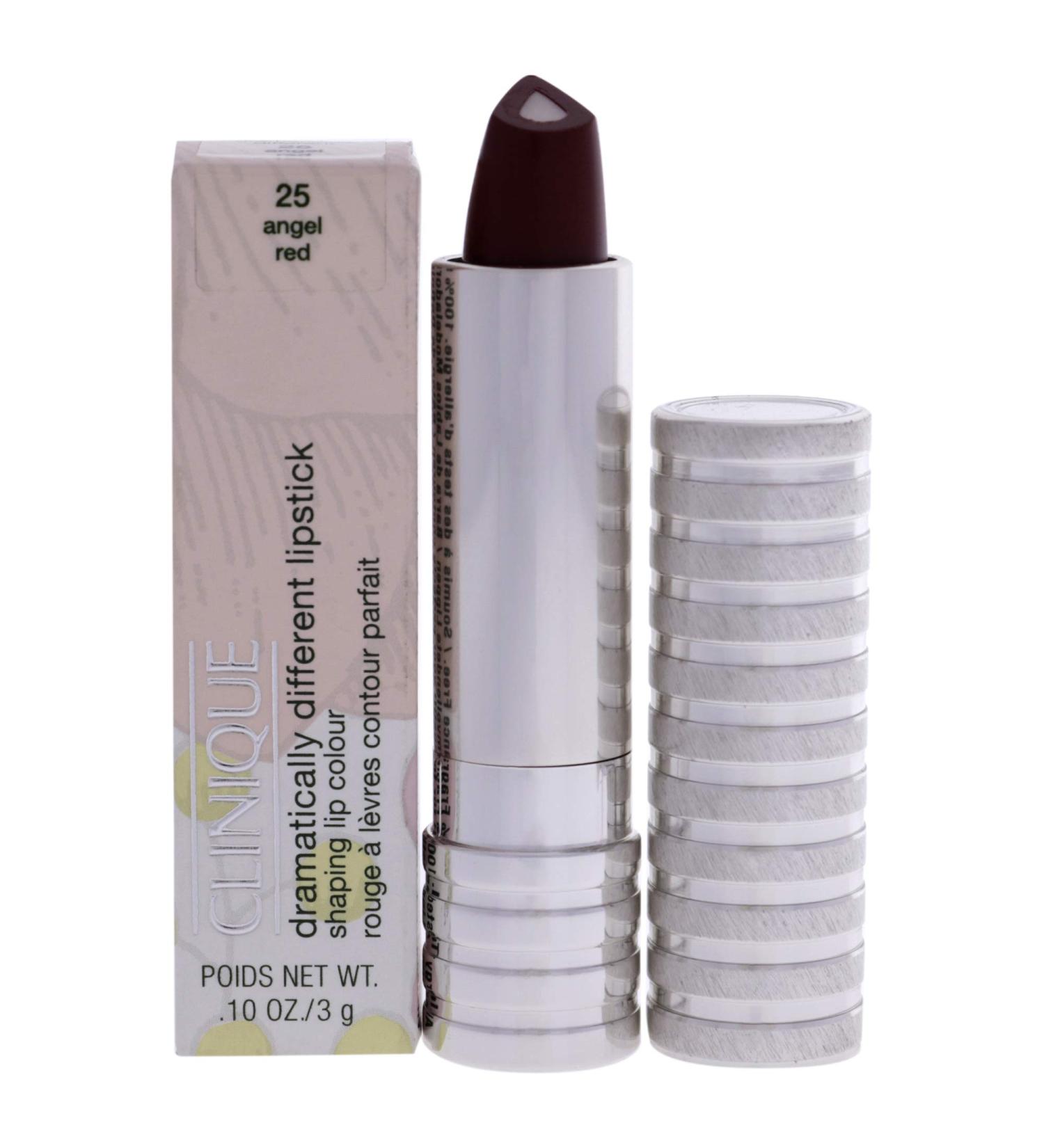 Clinique Dramatically Different Shaping Lip Colour - 25 Angel Red Lipstick 0.10 oz - Buy Online on GoSupps.com
