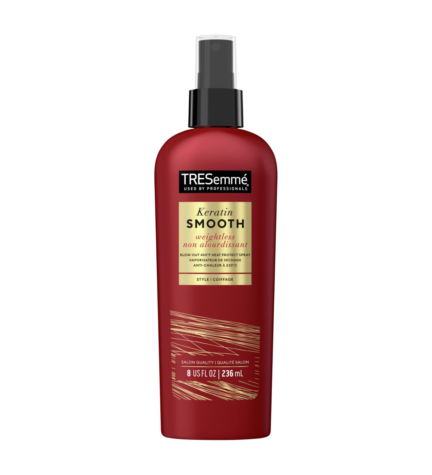 TRESemm Heat Protect Spray Keratin Smooth with Marula Oil for 5-in-1 Anti-Frizz Control 8 Fl Oz Keratin Smooth 8 Fl Oz (Pack of 1) - Buy Online on GoSupps.com