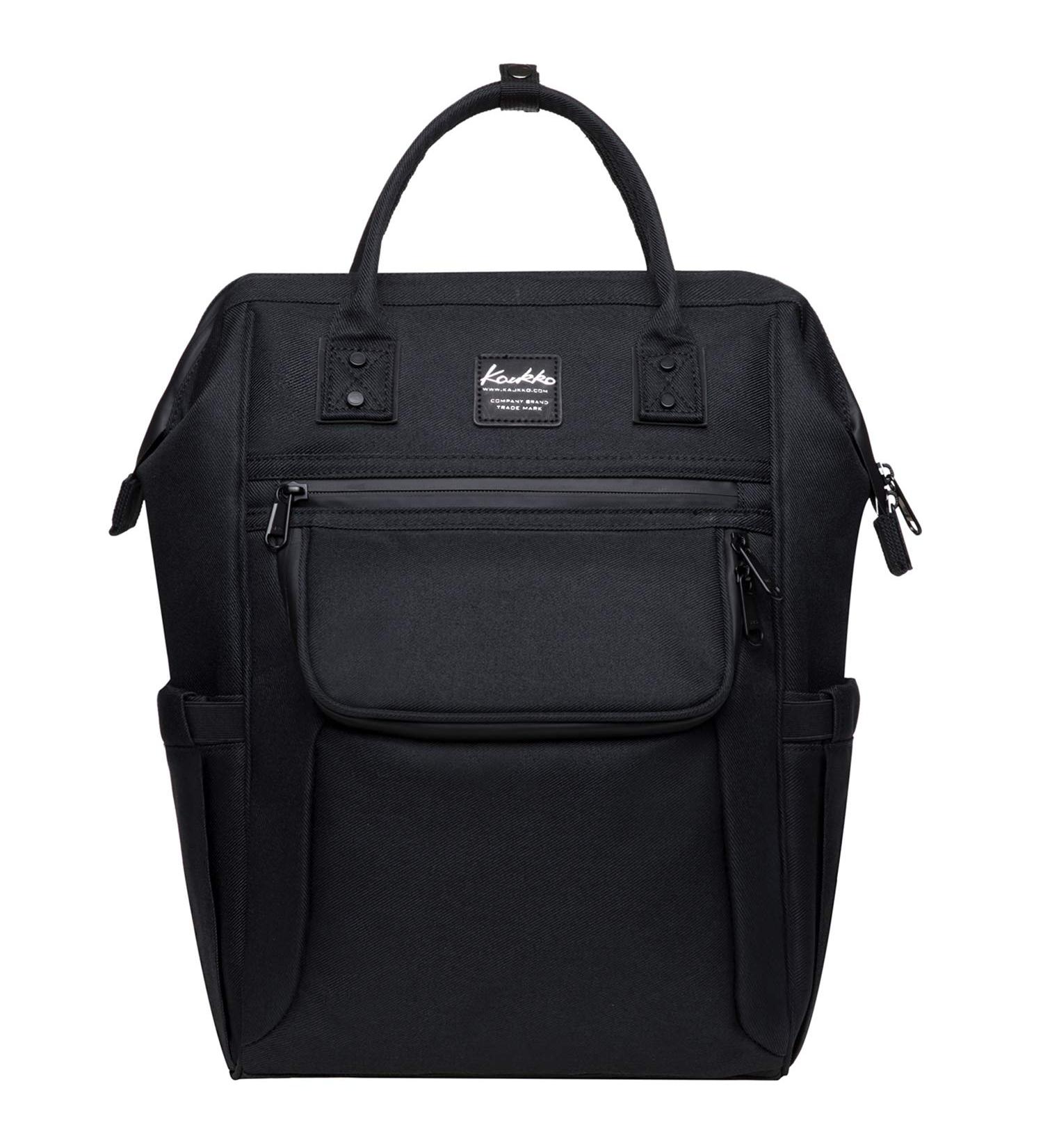 Caucko Baby Diaper Bag with Stroller Hook | Multifunctional Nylon Travel Backpack | Large Capacity | Black - Perfect for On-the-Go Parents - Buy Online on GoSupps.com
