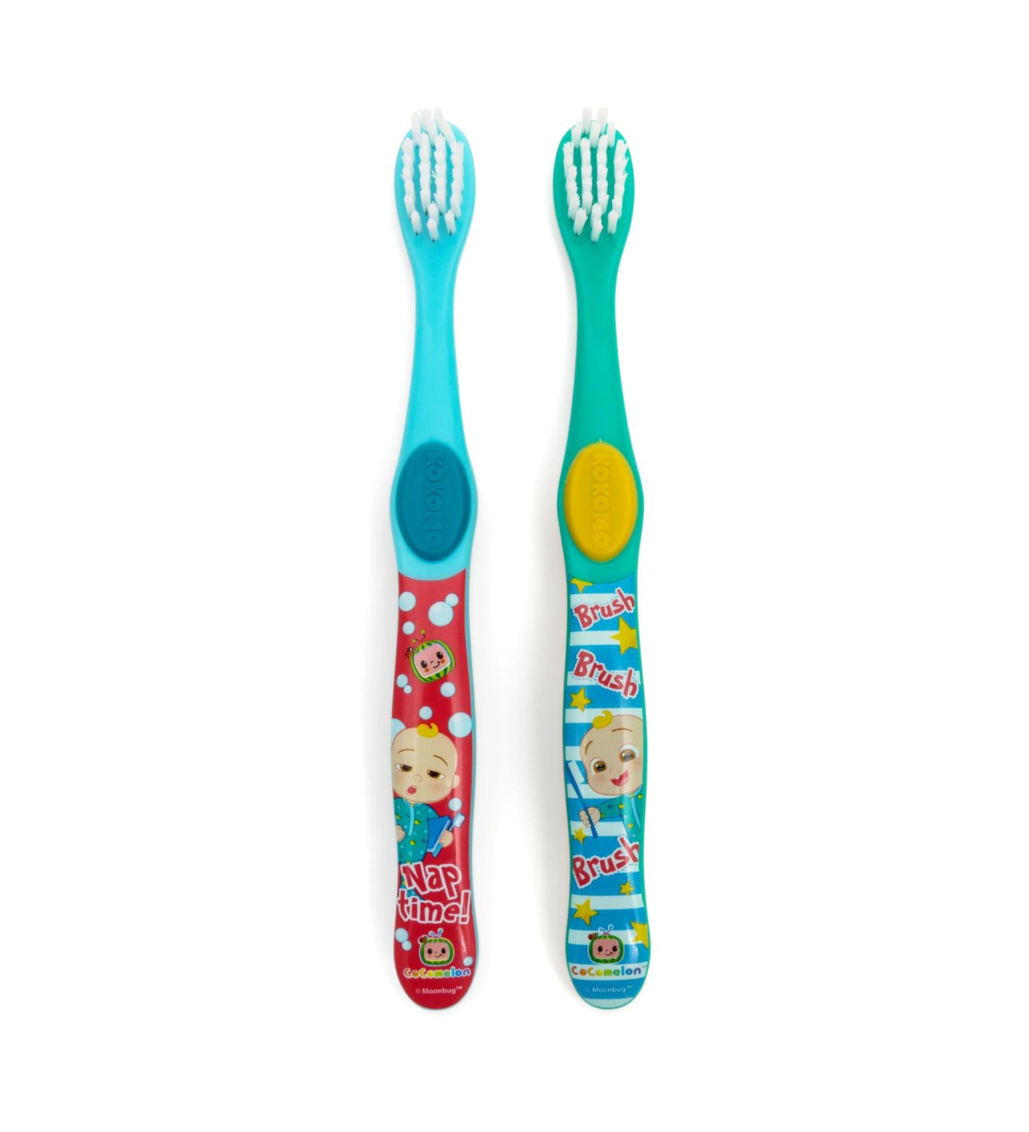 CoComelon Children's Toothbrush - Twin Toothbrush - Manual Toothbrush - 2 Pack - Buy Online on GoSupps.com