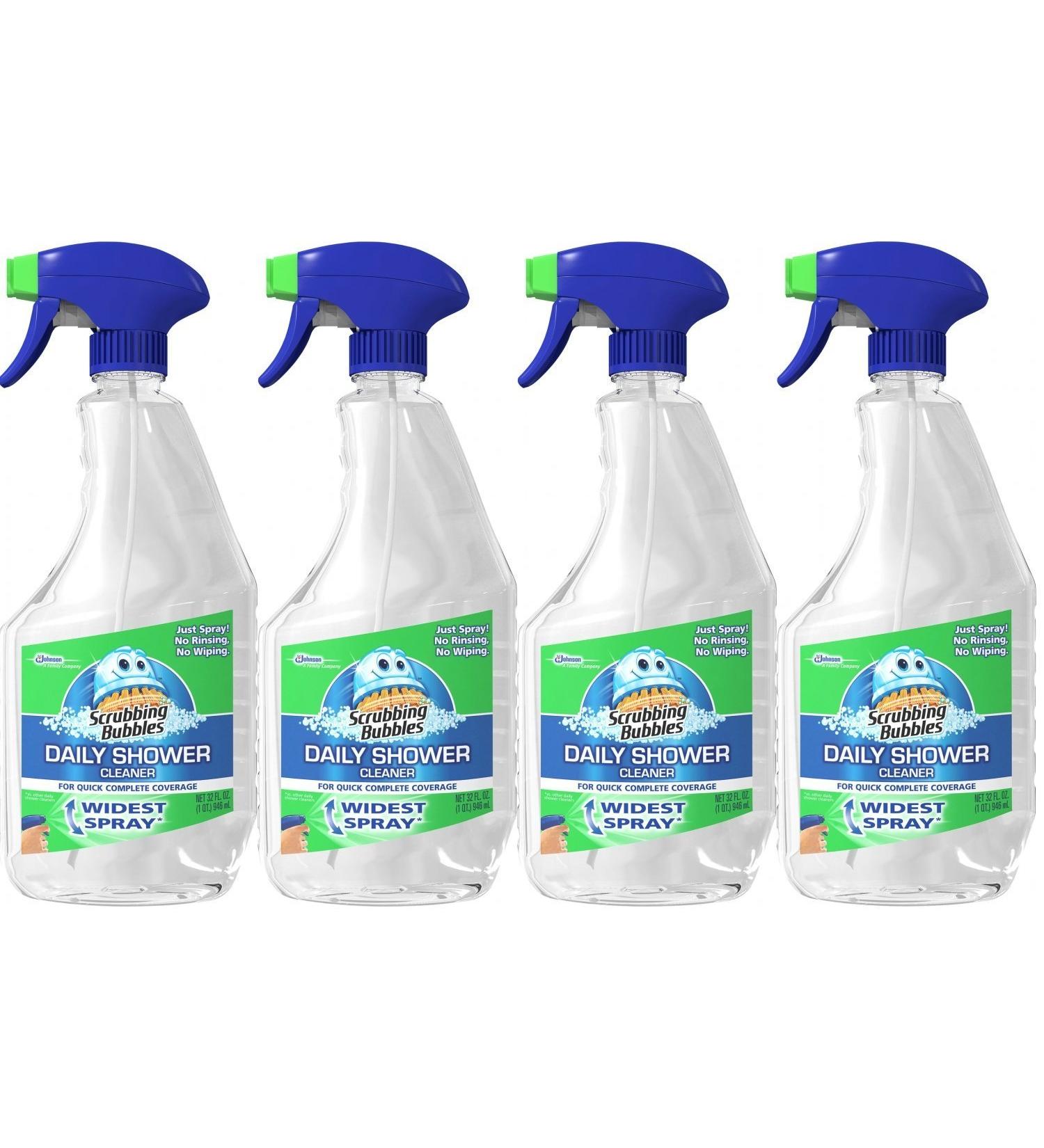 Scrubbing Bubbles Daily Shower Cleaner, 32.0 fl. oz. (4)