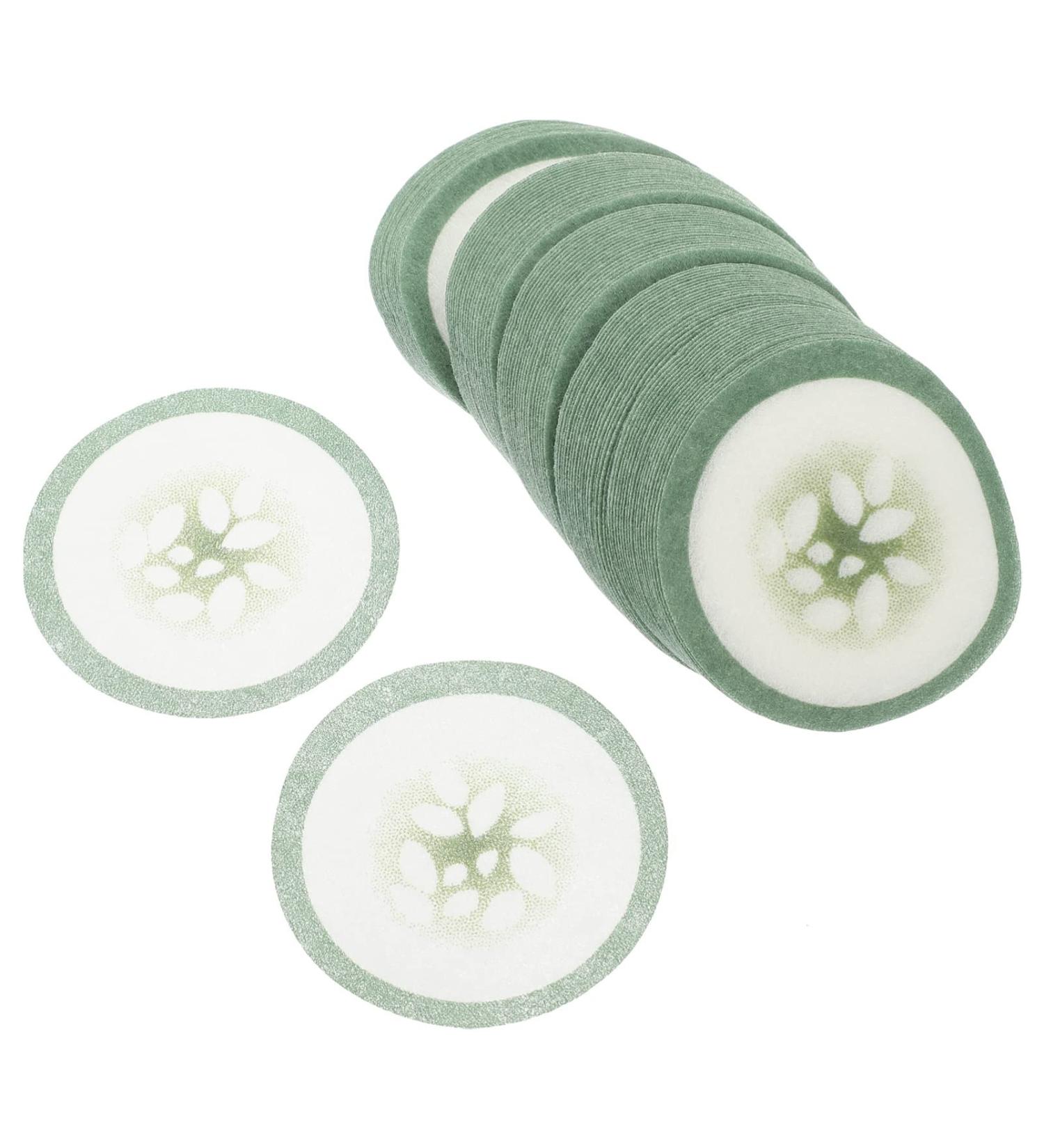 Healeved 100pcs Eye Masks - Cucumber Eye Patches for Anti-Aging Moisturizing and Facials | International Shipping Available - Buy Online on GoSupps.com