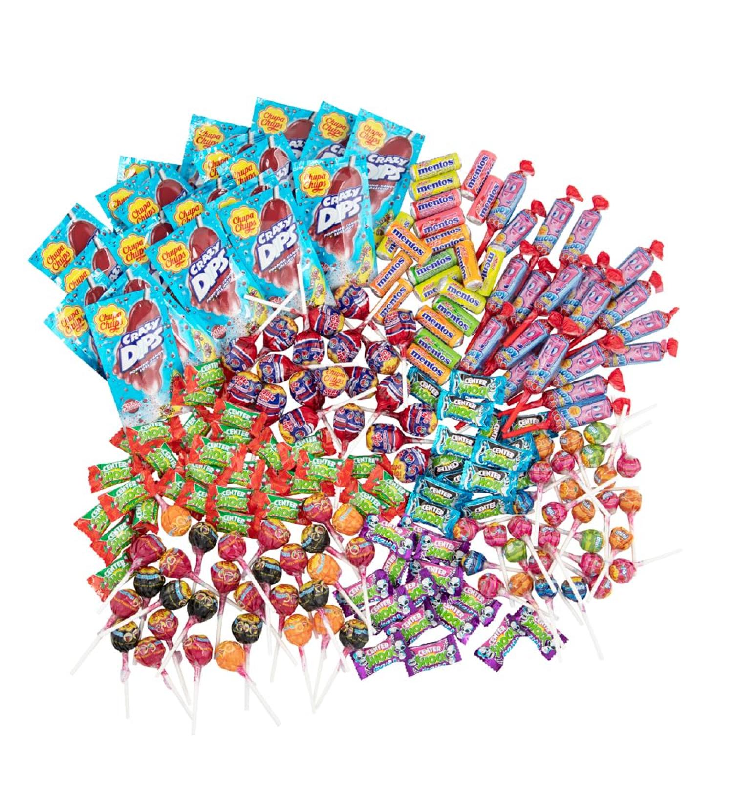 Chupa Chups Party Mix 200-Piece Sweets | Lollis Gums & Kaubonbons | Perfect for Birthdays & Parties - 1930g - Buy Online on GoSupps.com