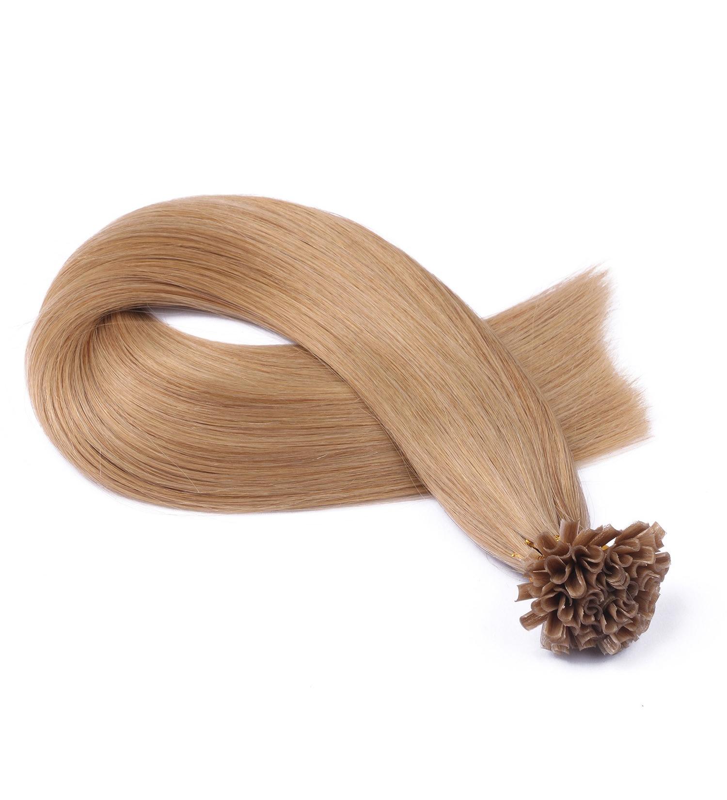 Buy Keratin Bonding U-Tip Hair Extensions - #16 Light Blonde 40cm 50 Strands 100% Remy Hair - High Quality by Novon - Buy Online on GoSupps.com