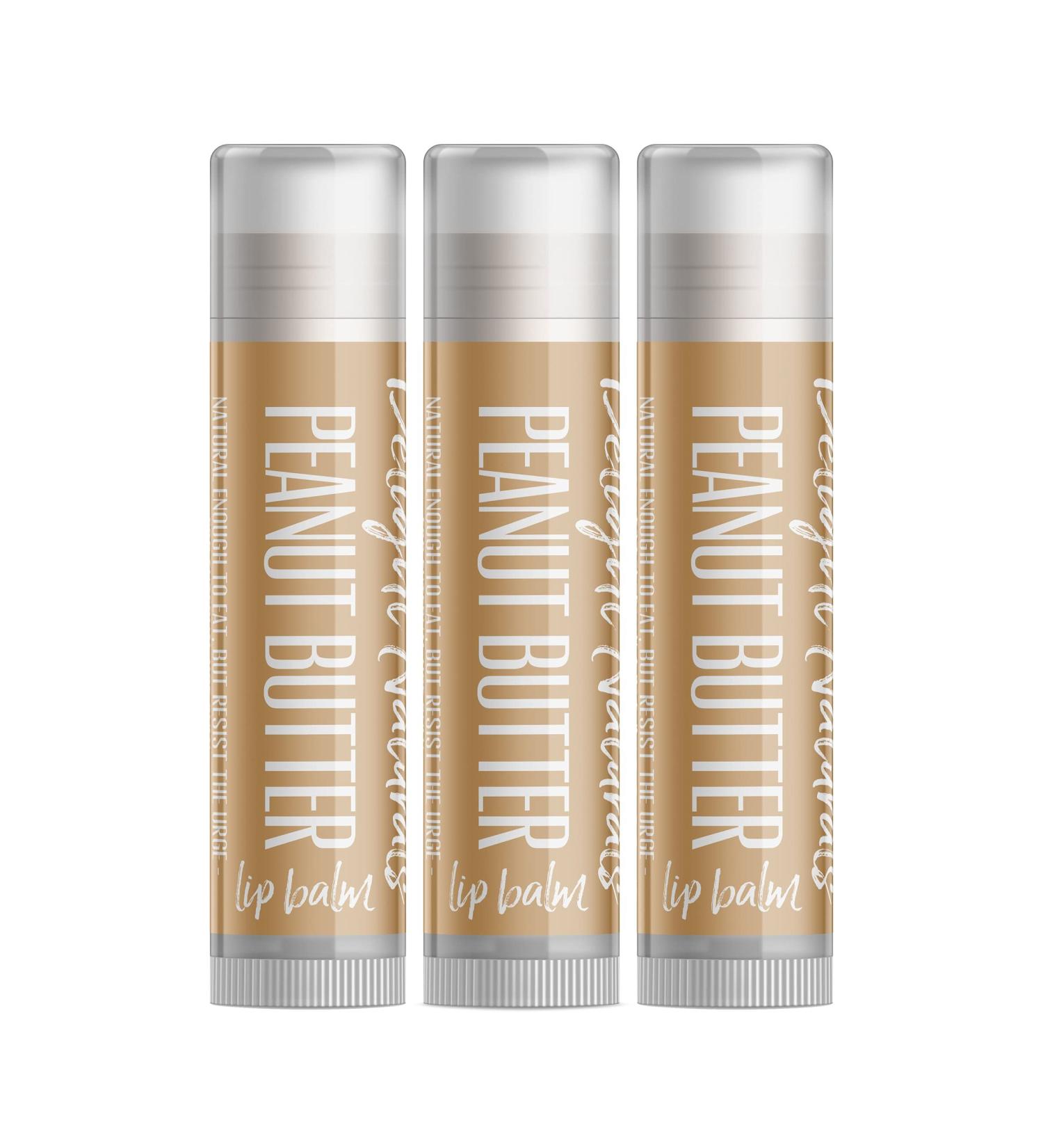 Peanut Butter Lip Balm - Set of Three