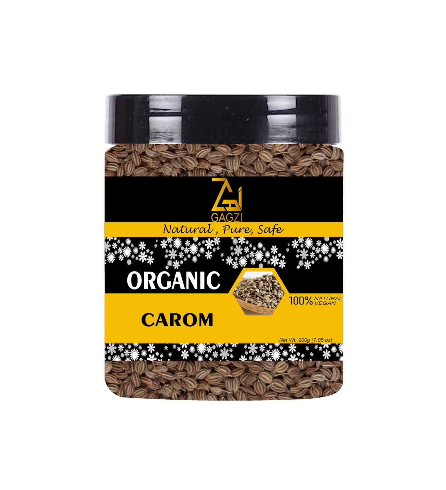 GAGZI All Natural Organic Spices Carom 100 Gram (Packing May Be Vary) Pack of 1 100 Gram 3.35 oz