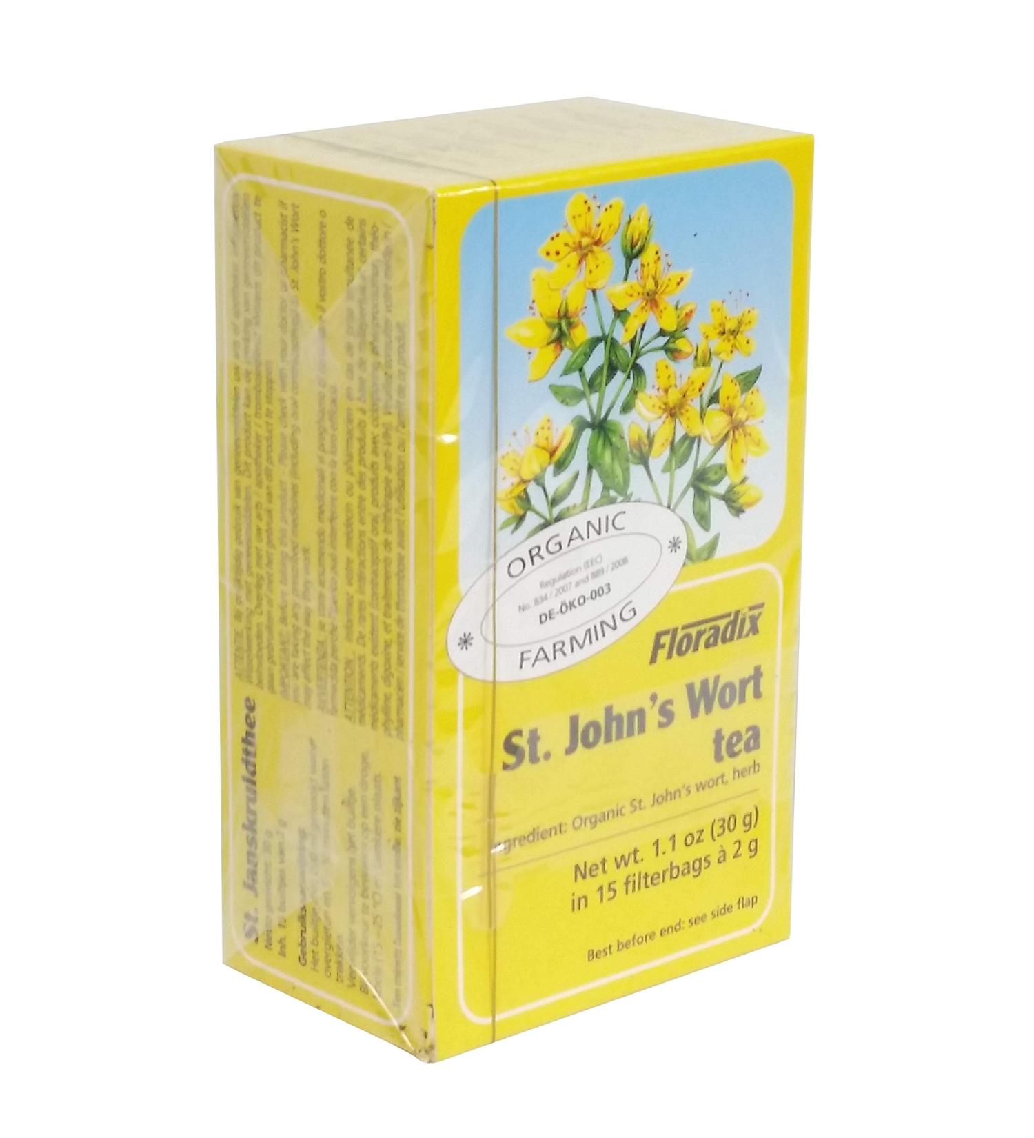 Floradix Organic St. John's Wort Herbal Tea - 15 sachets