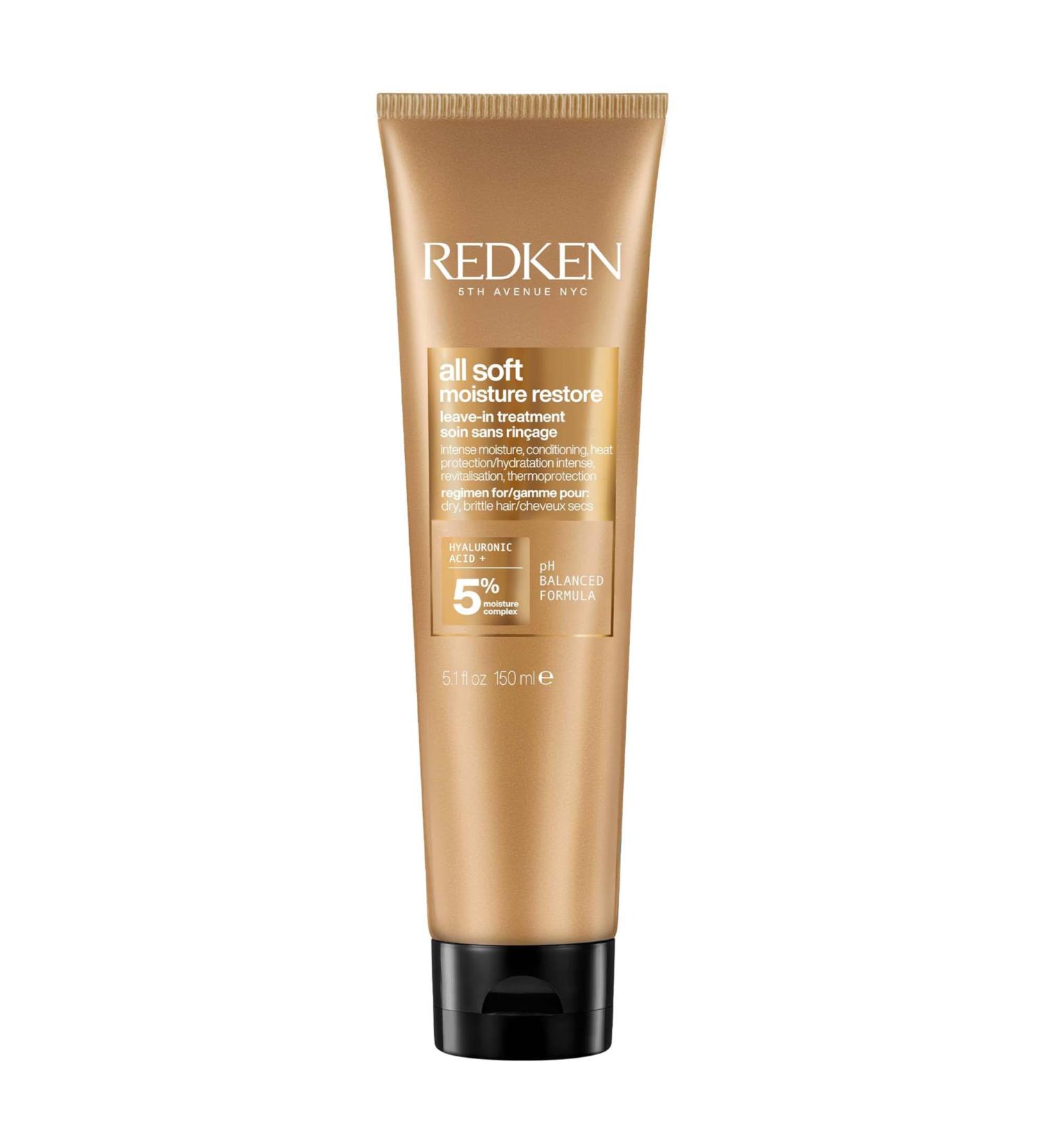 Redken Haarmask f r trockenes Haar - Hyaluron Anti-Frizz Hitzeschutz bis 230 C All Soft Moisture Restore Leave-in 150 ml - Internationaler Versand verf gbar - Buy Online on GoSupps.com