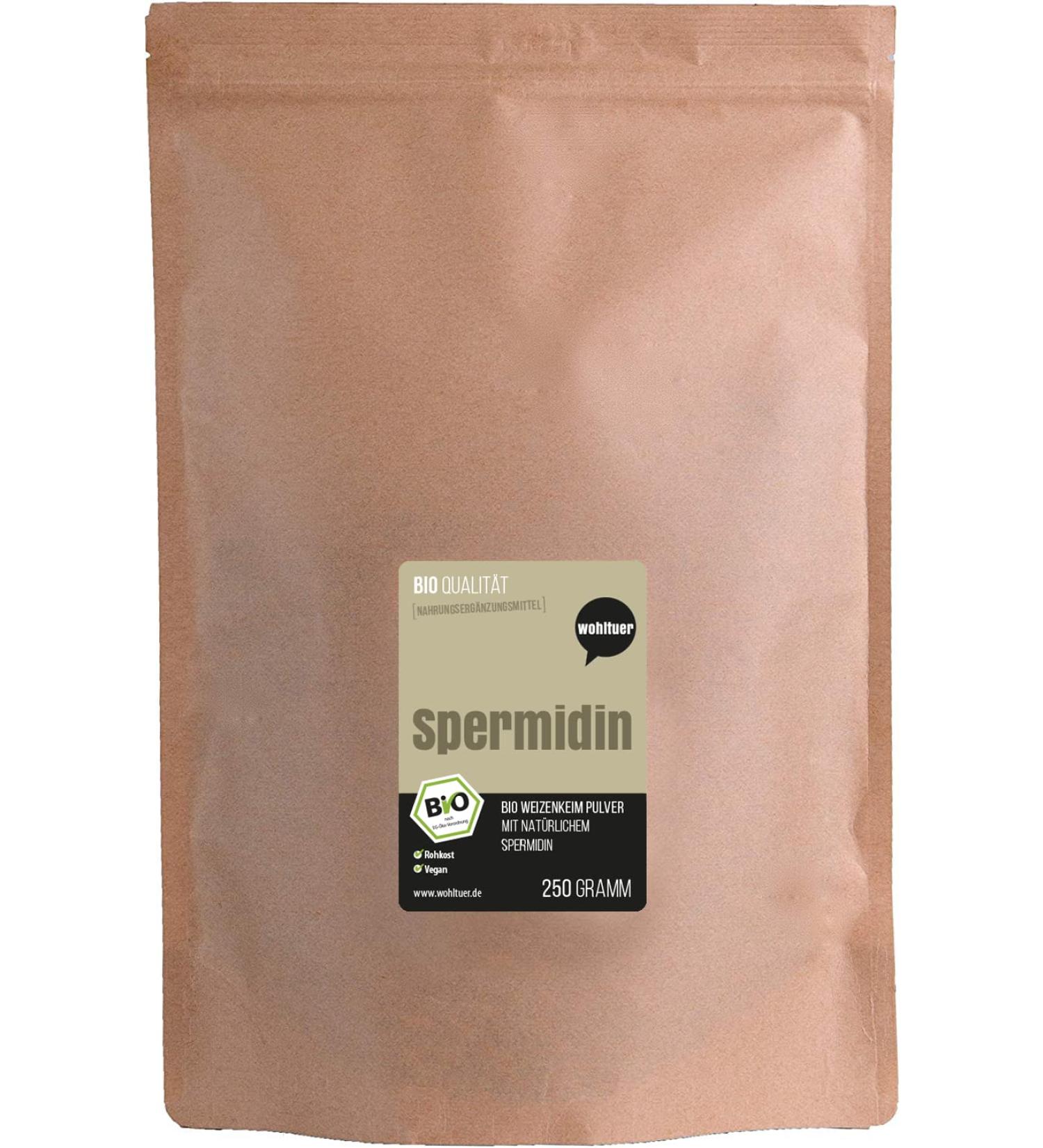  Wohltuer Organic wheat germ powder raw food grade (250g) I idine cure I Laboratory tested quality I Made in Germany - Buy Online on GoSupps.com