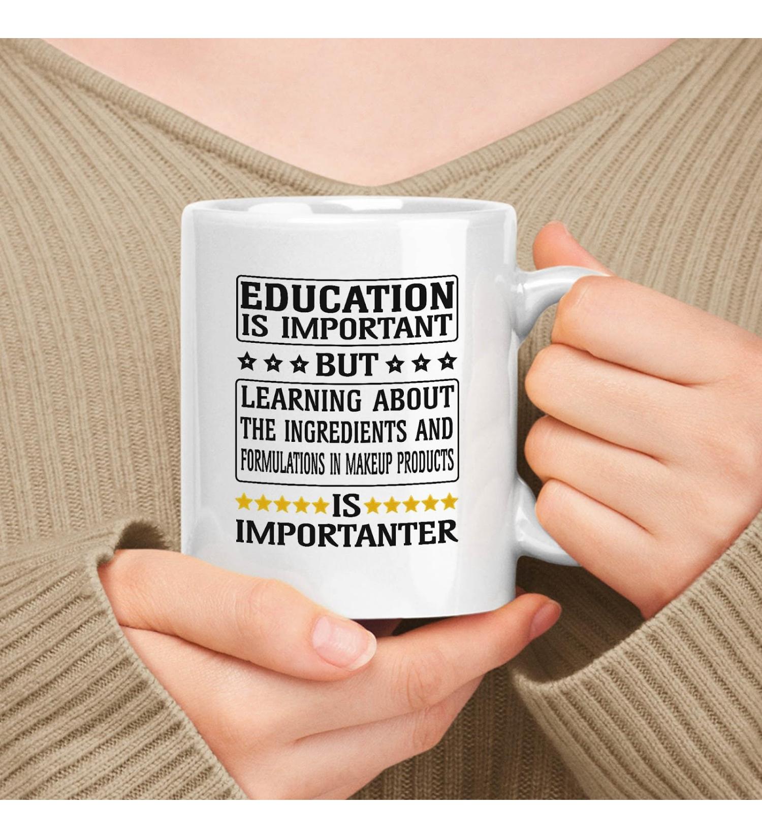 White 11oz Ceramic Mug - Learning About The Ingredients And Formulations In Makeup Products Is Importanter